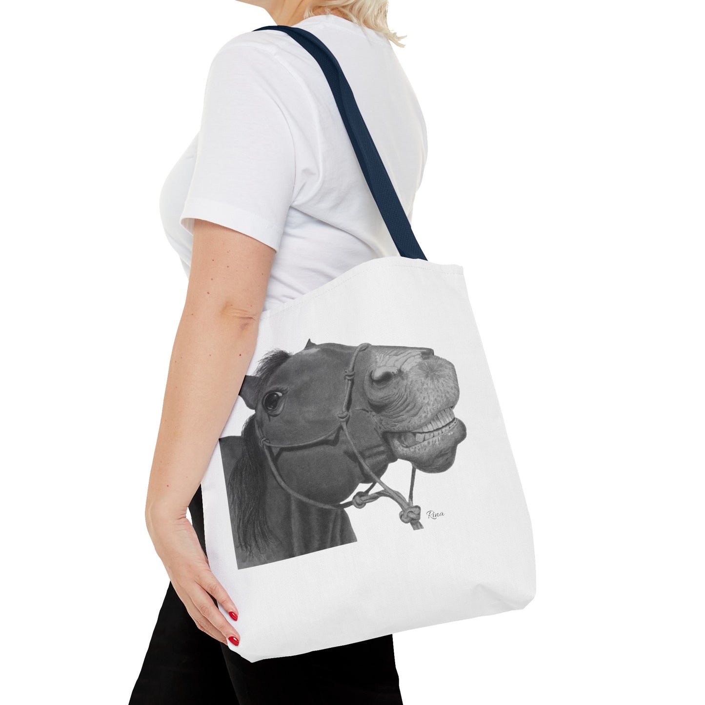 Happy Horse Tote Bag, Beach Tote, Pool Bag, Book Bag