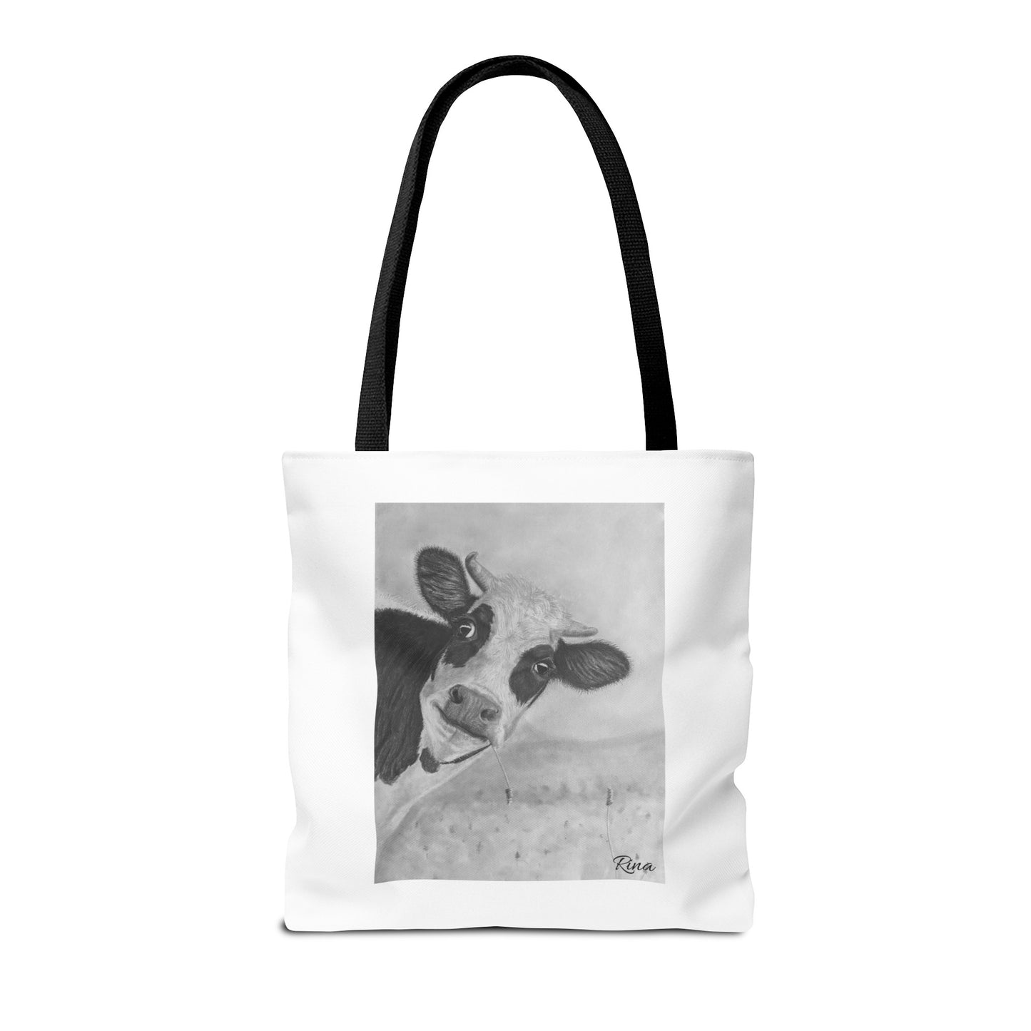 Peek A Boo Cow Tote Bag, Beach bag, Pool Bag, Book Bag