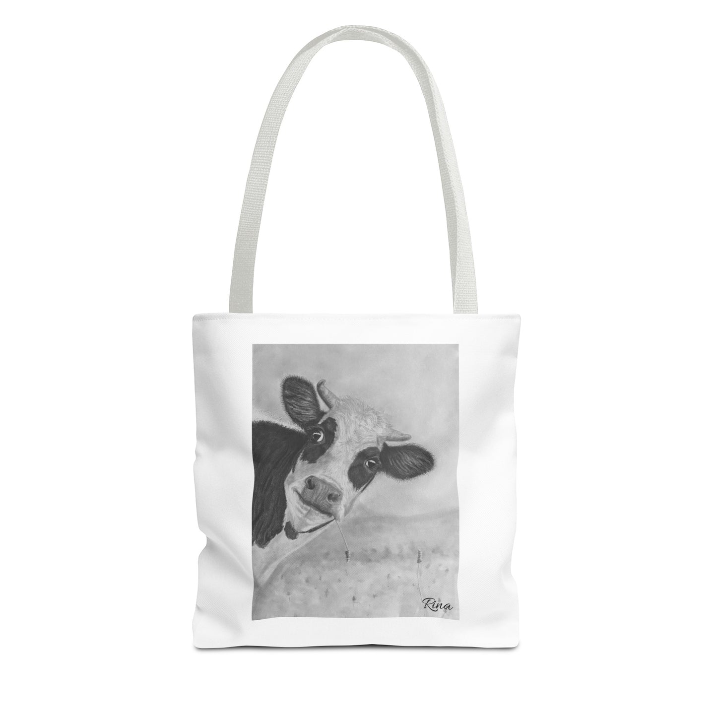 Peek A Boo Cow Tote Bag, Beach bag, Pool Bag, Book Bag