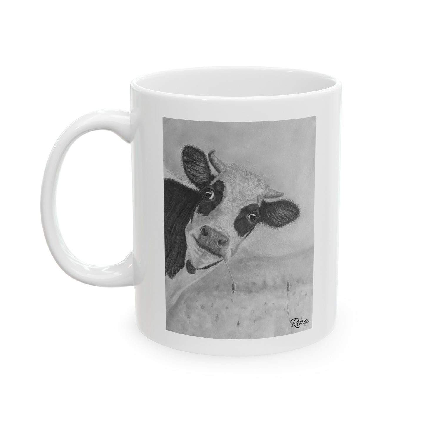 Peek A Boo Cow Coffee Mug 11oz, 15oz