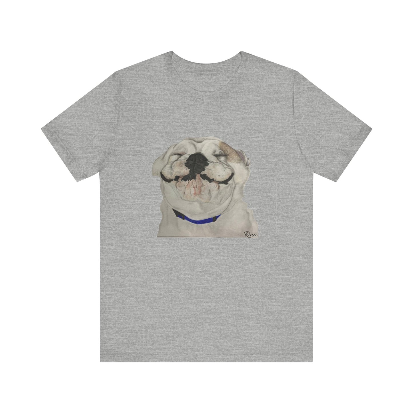 Happy Bulldog Tshirt! Multiple Colors and Sizes