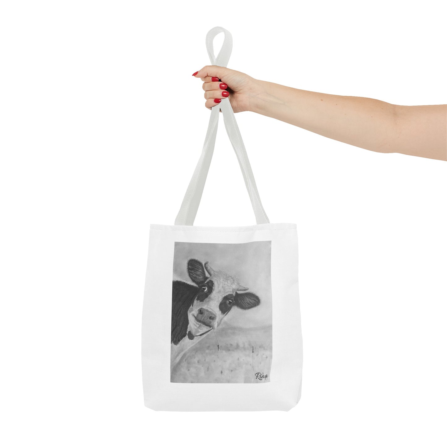 Peek A Boo Cow Tote Bag, Beach bag, Pool Bag, Book Bag