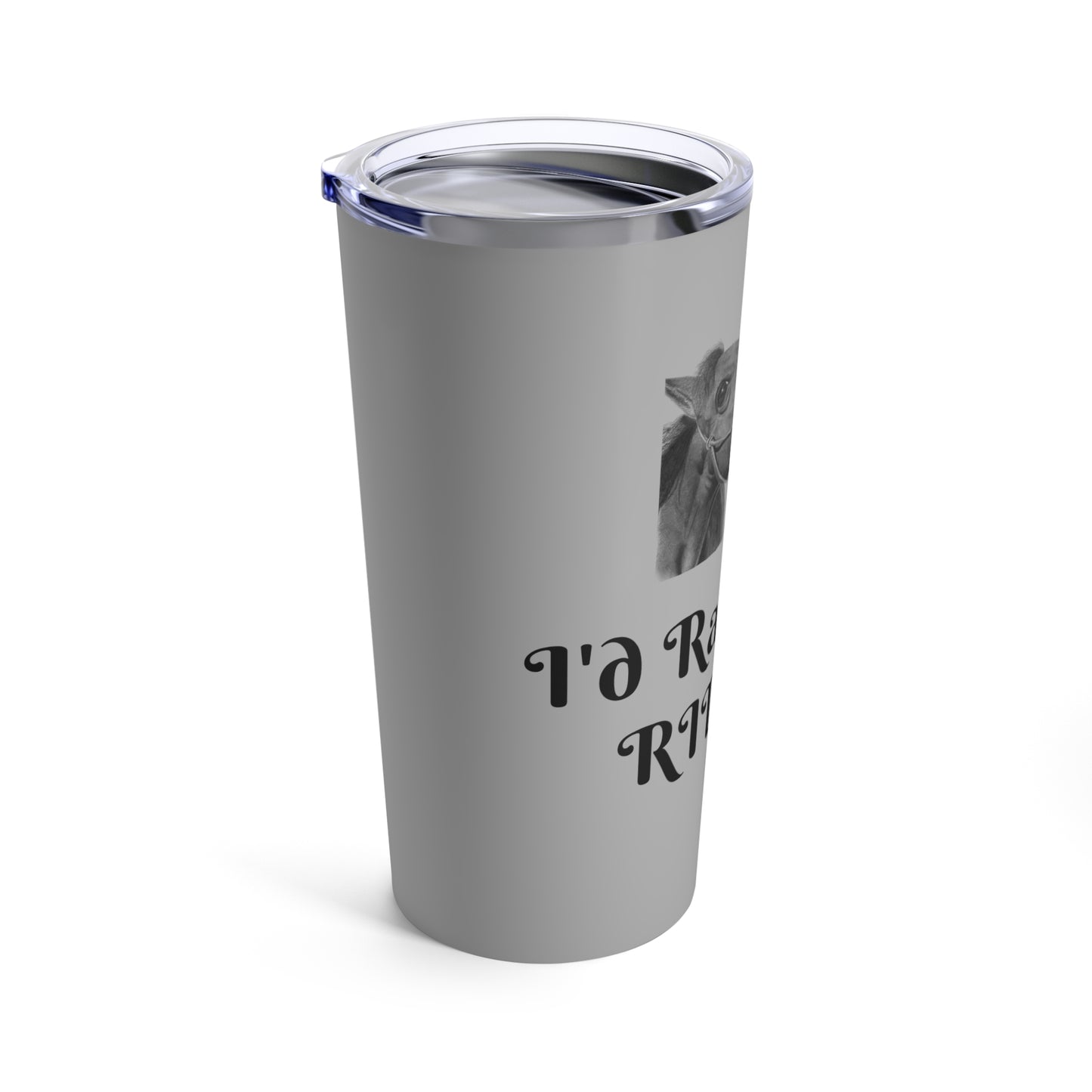 Id Rather Be Riding Funny Horse Tumbler 20oz (Grey) Gift For Horse Lover Western Tumbler
