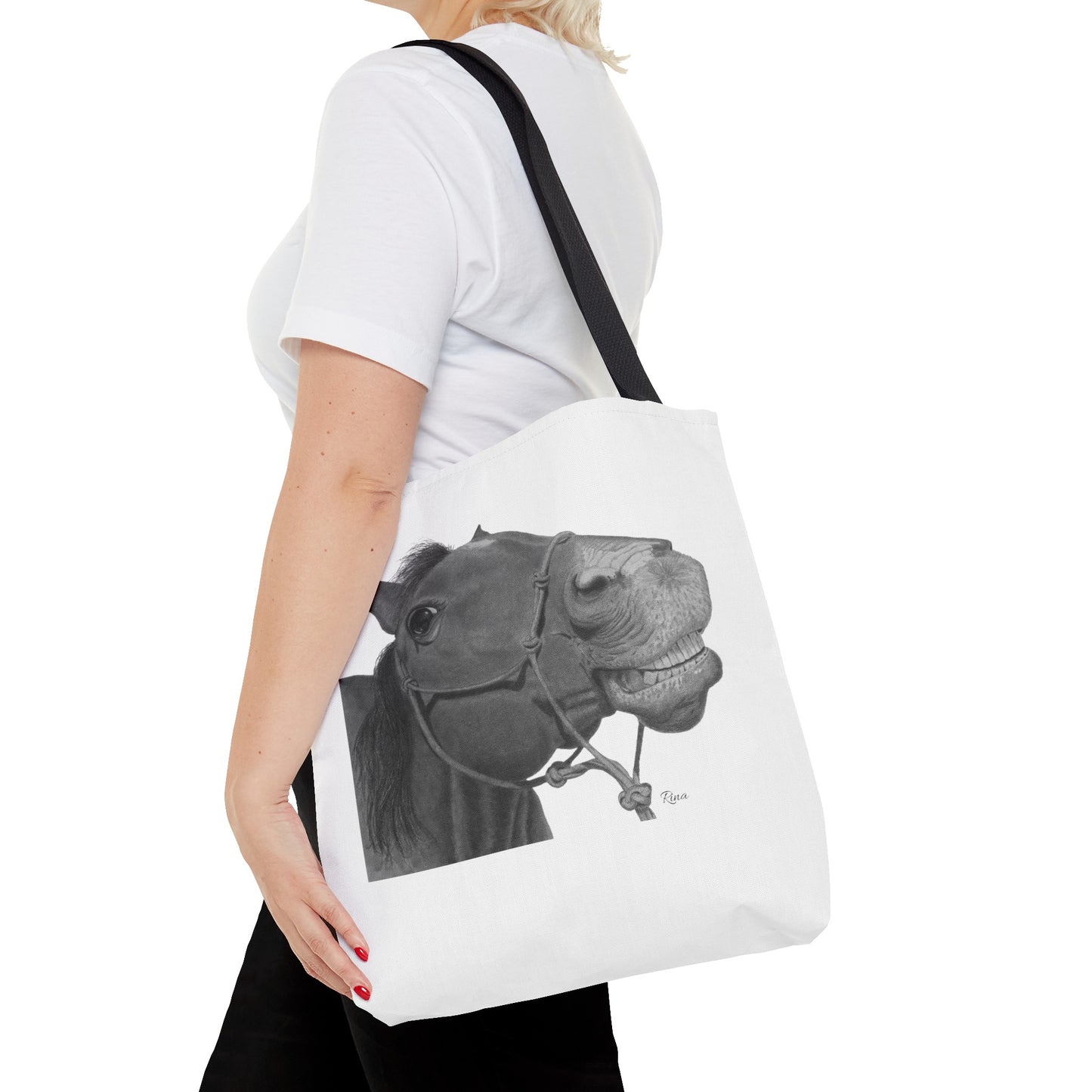 Happy Horse Tote Bag, Beach Tote, Pool Bag, Book Bag