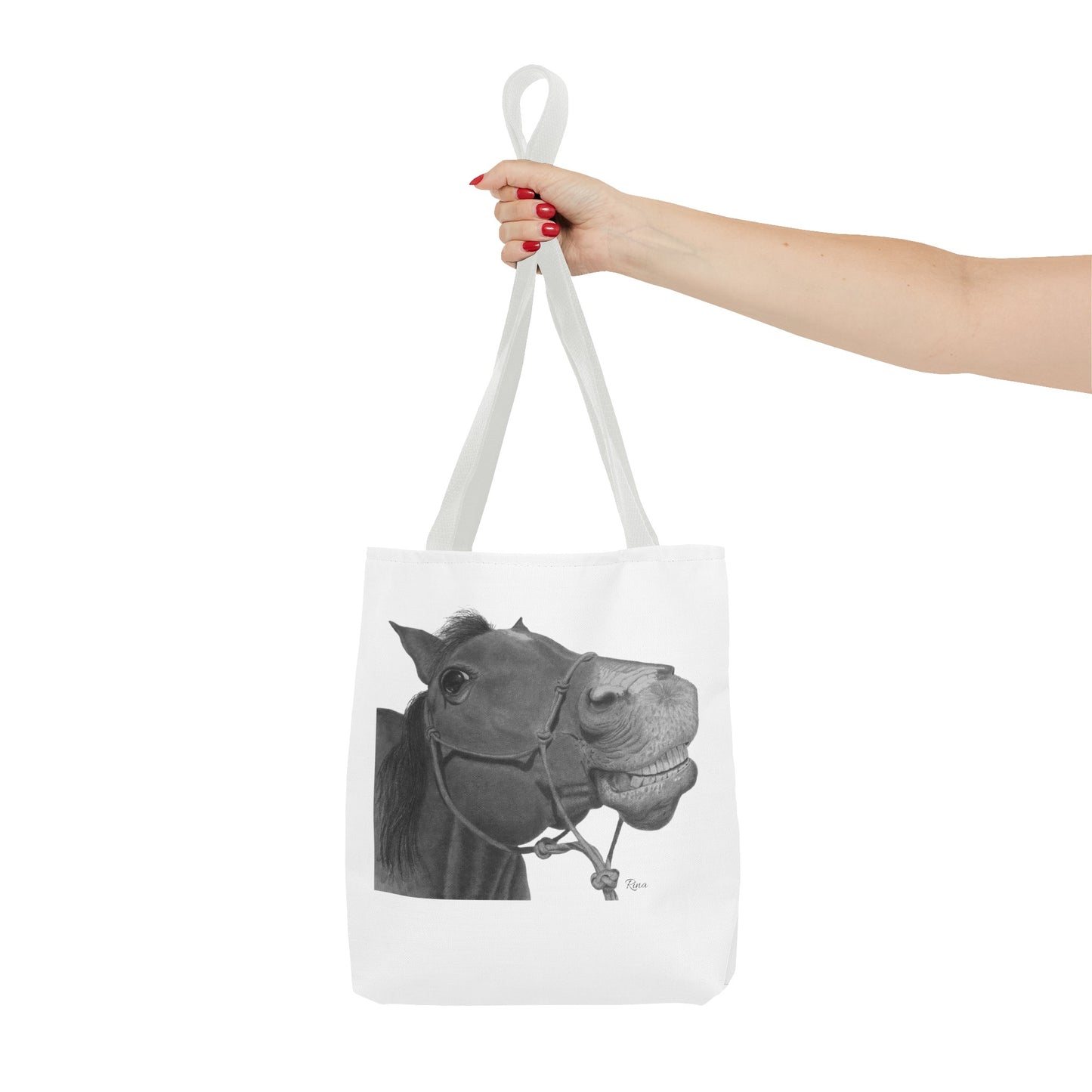 Happy Horse Tote Bag, Beach Tote, Pool Bag, Book Bag