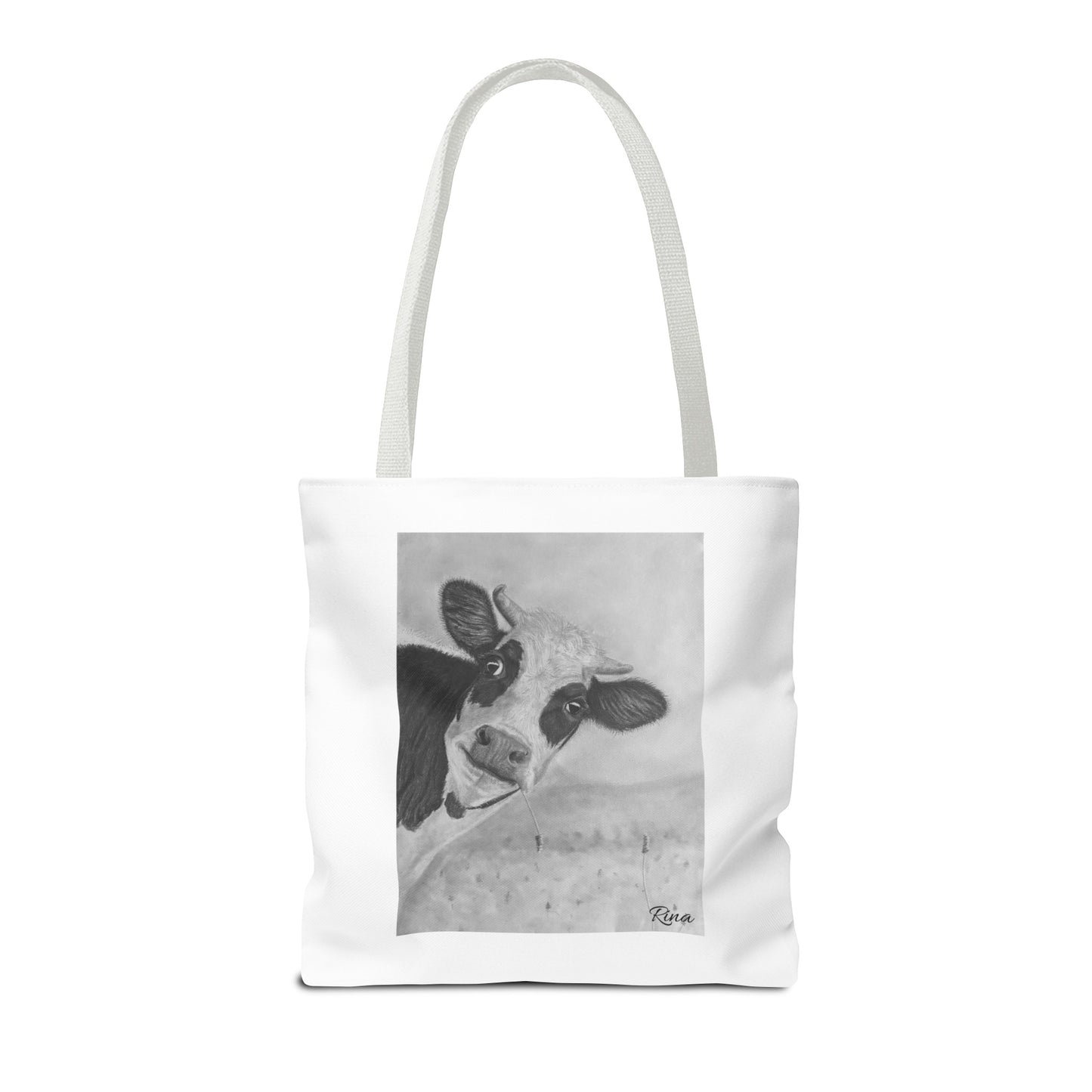 Peek A Boo Cow Tote Bag, Beach bag, Pool Bag, Book Bag