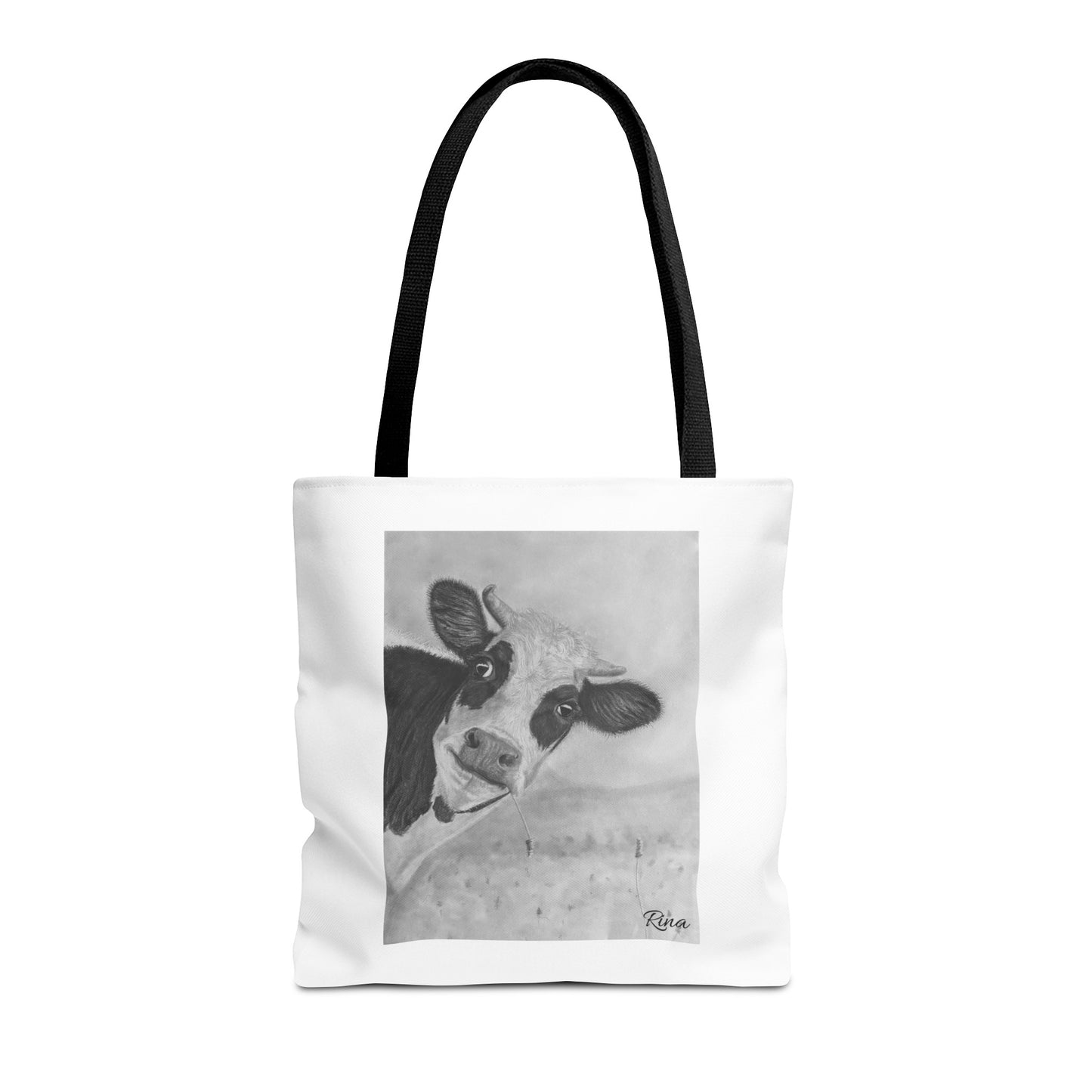Peek A Boo Cow Tote Bag, Beach bag, Pool Bag, Book Bag