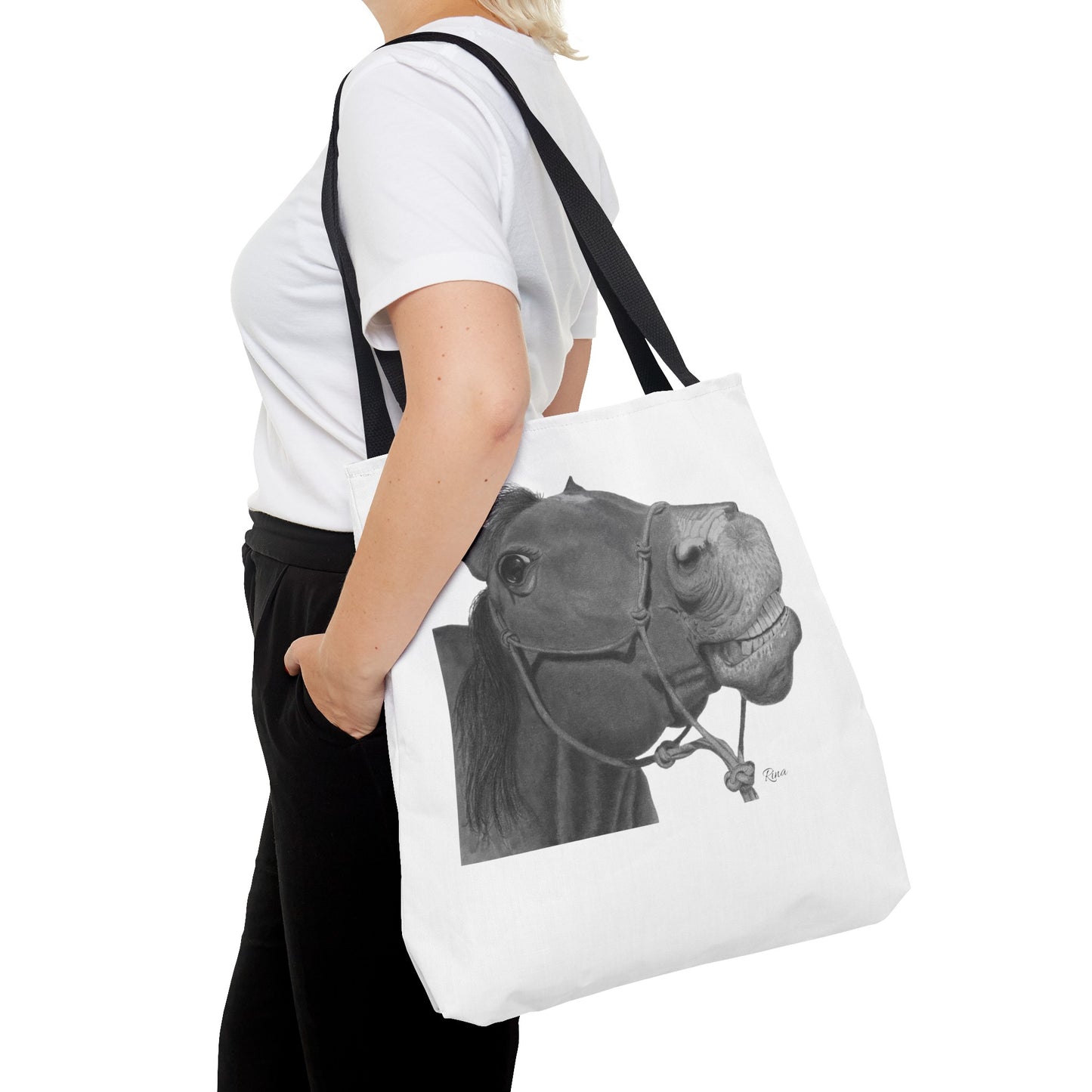 Happy Horse Tote Bag, Beach Tote, Pool Bag, Book Bag
