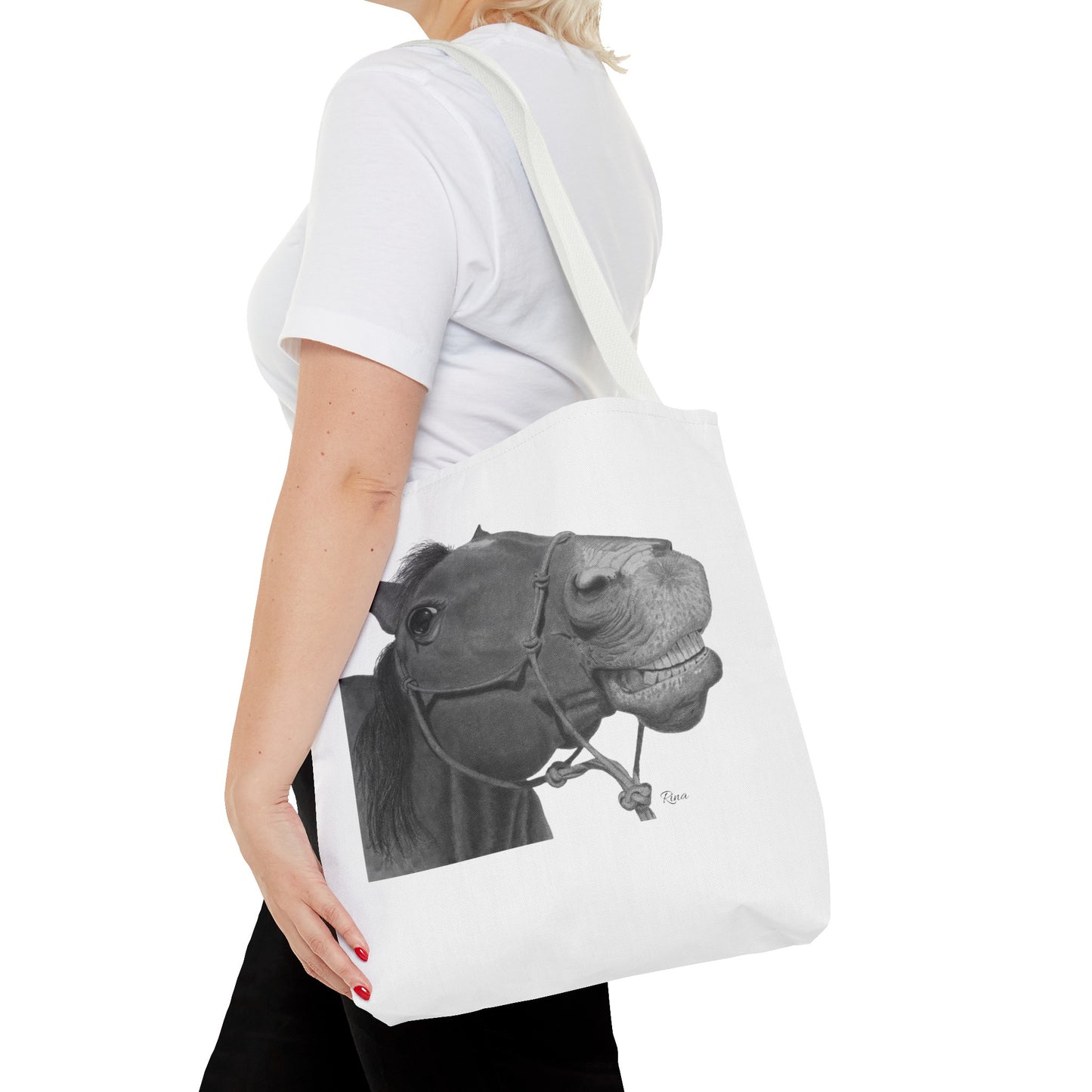 Happy Horse Tote Bag, Beach Tote, Pool Bag, Book Bag