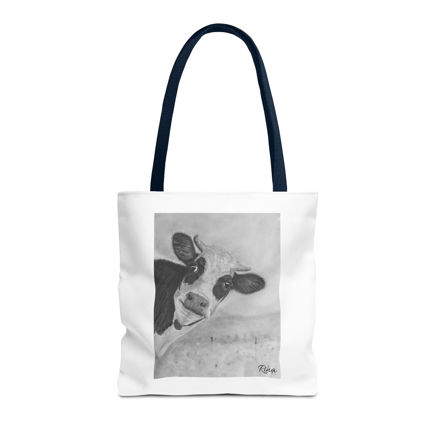 Peek A Boo Cow Tote Bag, Beach bag, Pool Bag, Book Bag
