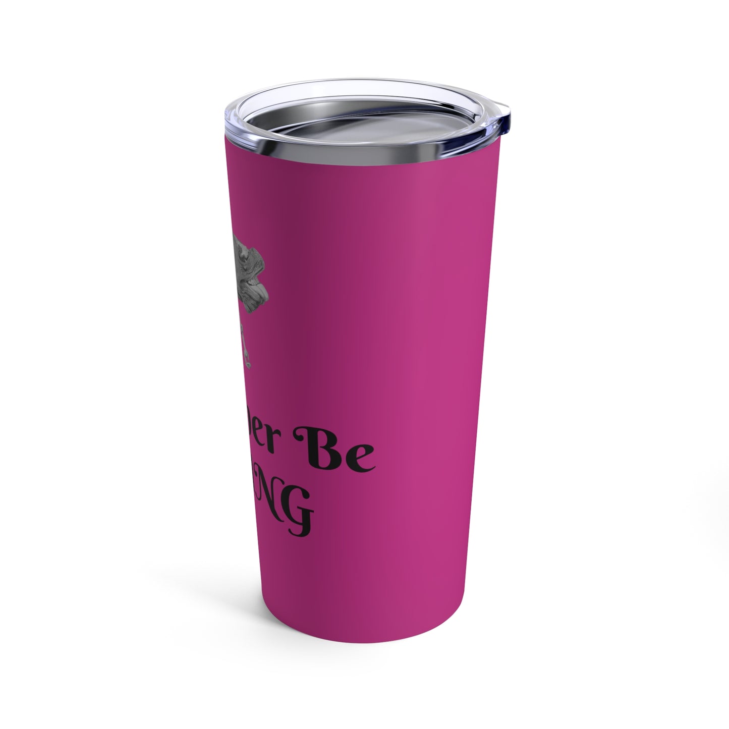 Id Rather Be Riding Funny Horse Tumbler 20oz (Fuscia) Gift For Horse Lover Western Tumbler
