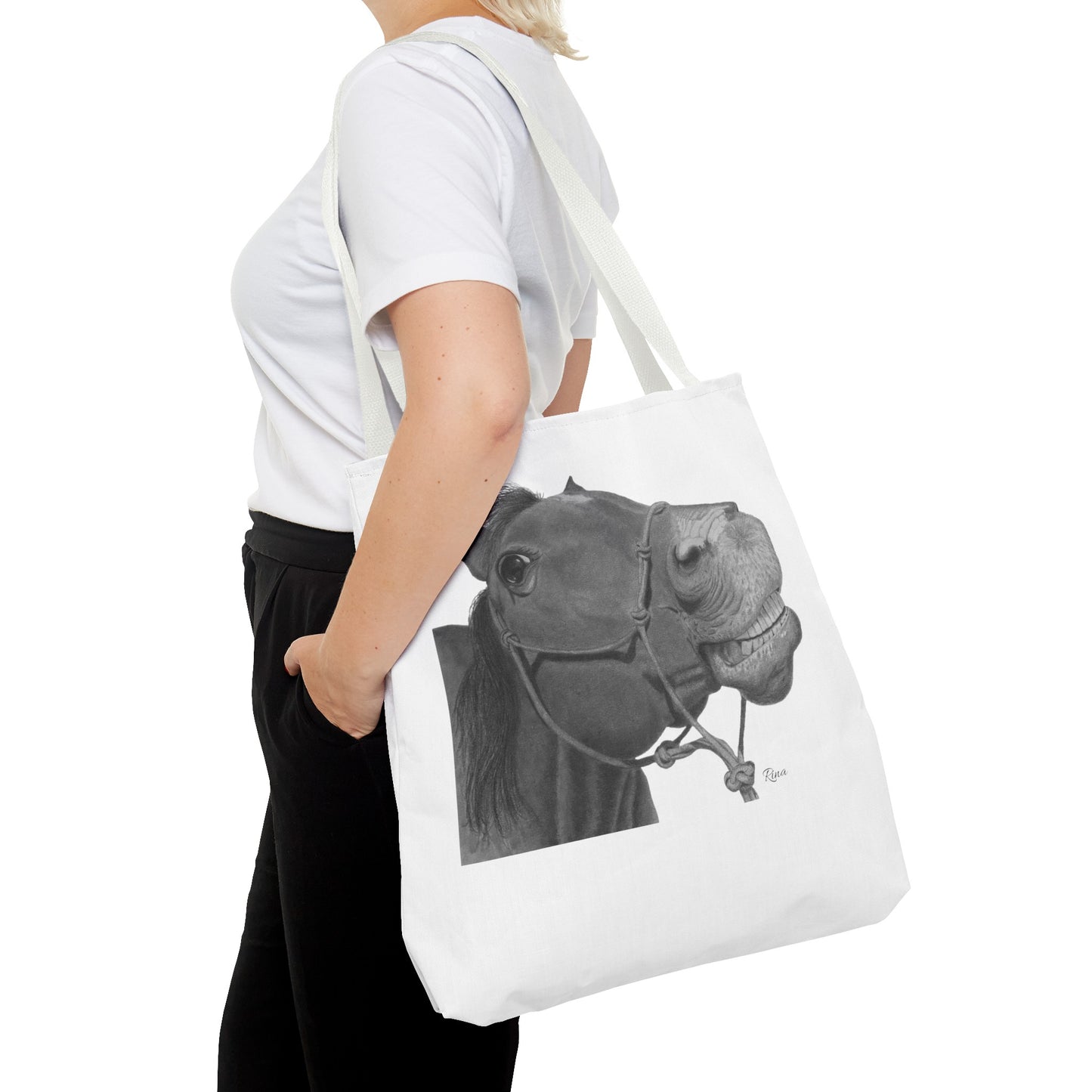 Happy Horse Tote Bag, Beach Tote, Pool Bag, Book Bag