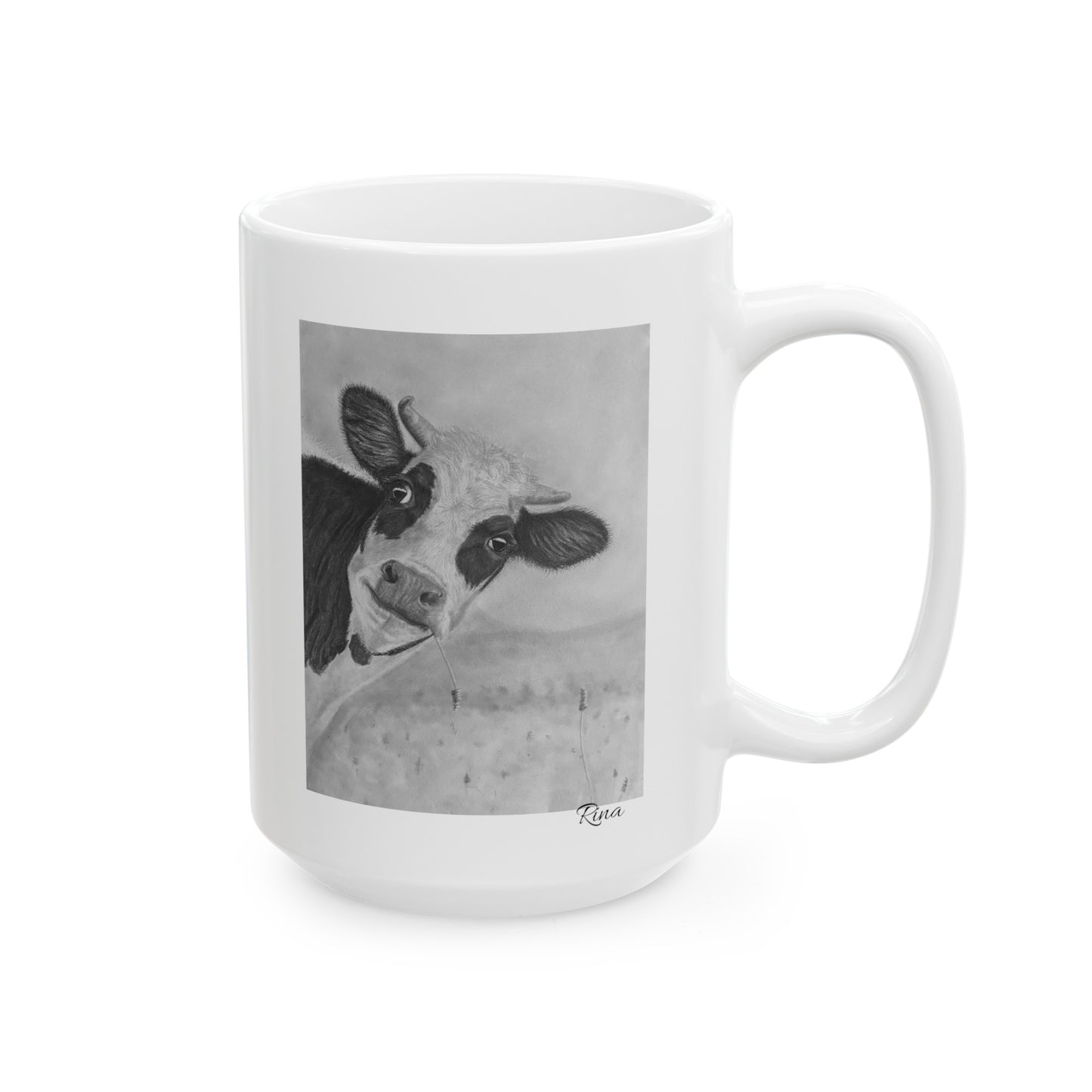 Peek A Boo Cow Coffee Mug 11oz, 15oz