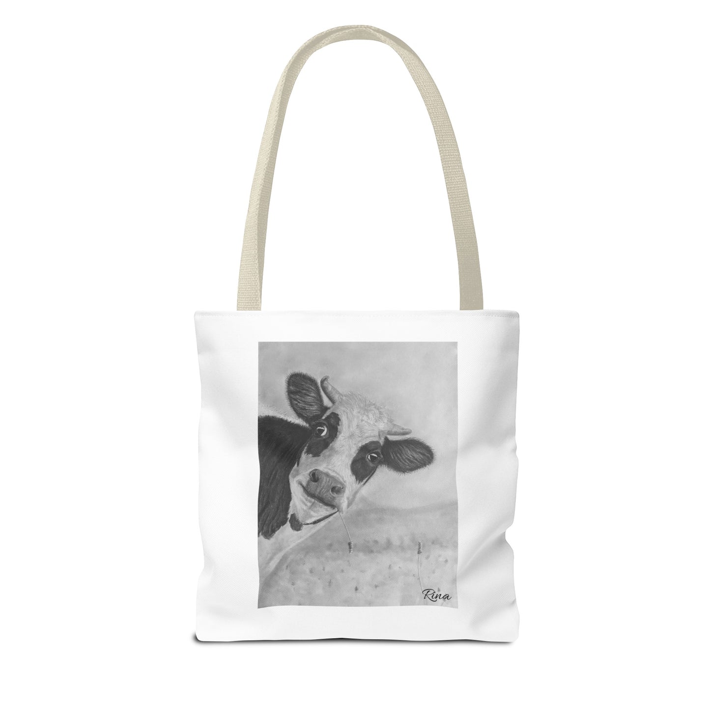 Peek A Boo Cow Tote Bag, Beach bag, Pool Bag, Book Bag