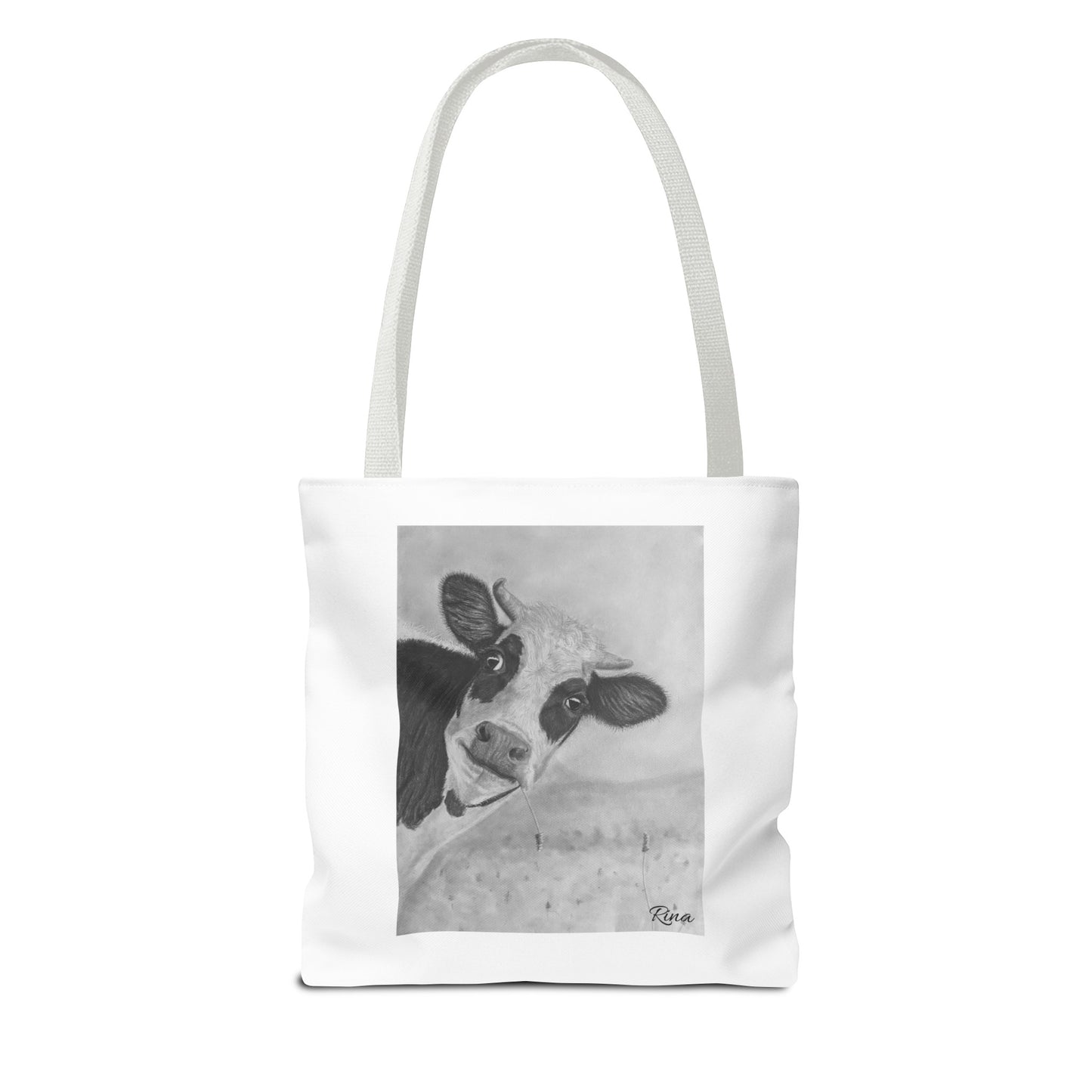 Peek A Boo Cow Tote Bag, Beach bag, Pool Bag, Book Bag