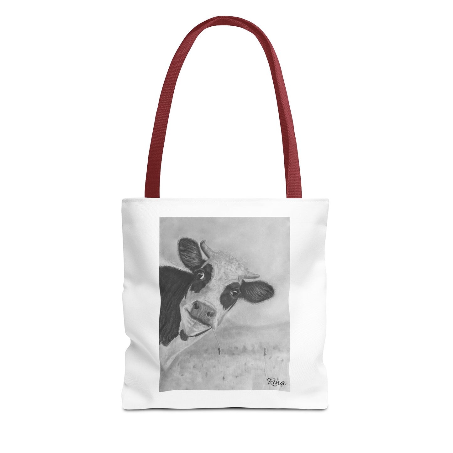 Peek A Boo Cow Tote Bag, Beach bag, Pool Bag, Book Bag