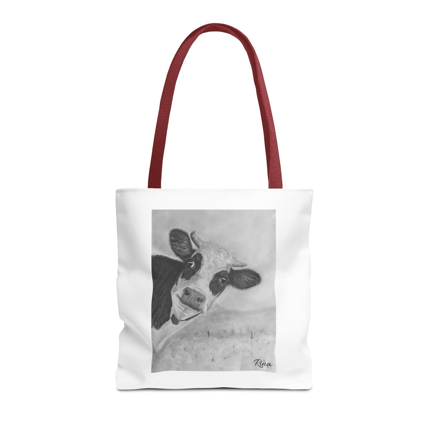 Peek A Boo Cow Tote Bag, Beach bag, Pool Bag, Book Bag