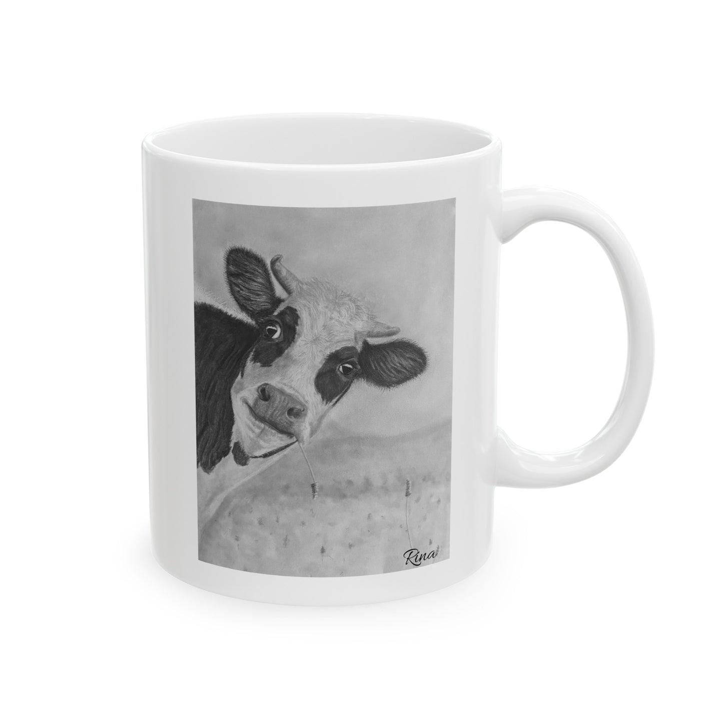 Peek A Boo Cow Coffee Mug 11oz, 15oz