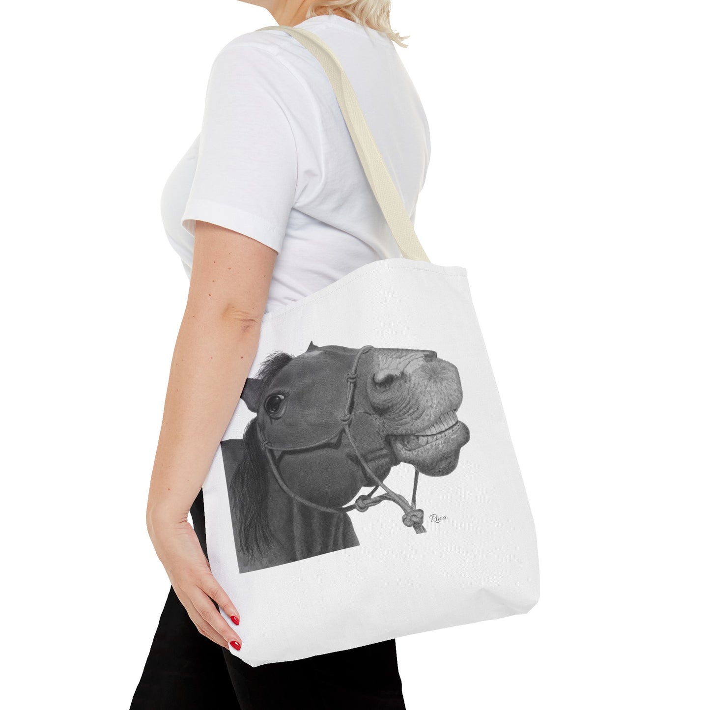 Happy Horse Tote Bag, Beach Tote, Pool Bag, Book Bag