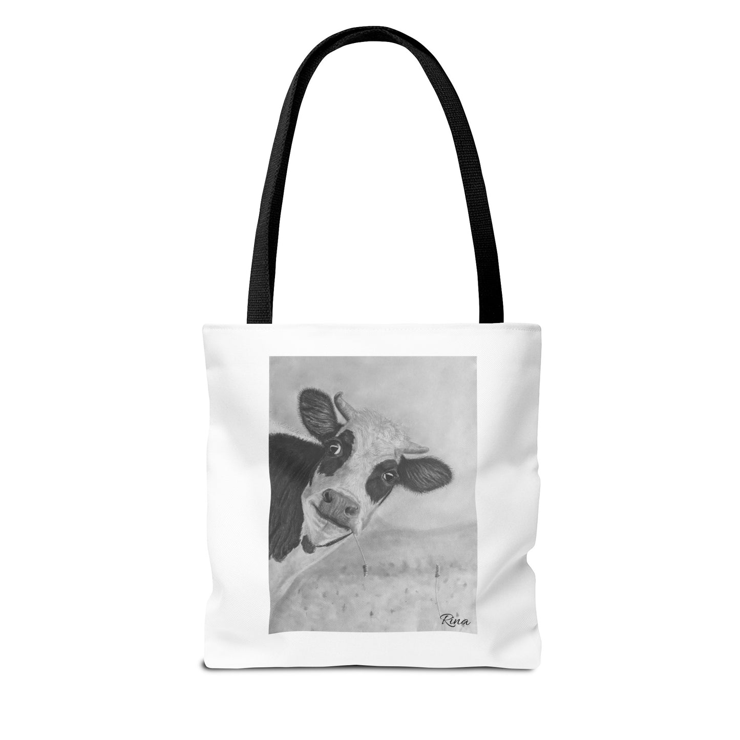 Peek A Boo Cow Tote Bag, Beach bag, Pool Bag, Book Bag