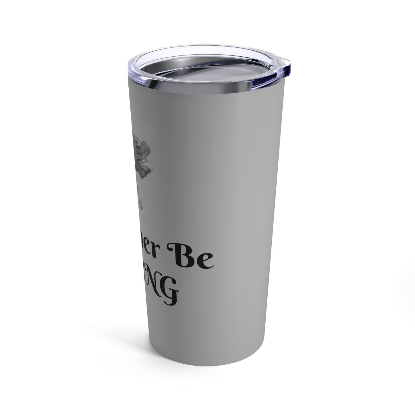 Id Rather Be Riding Funny Horse Tumbler 20oz (Grey) Gift For Horse Lover Western Tumbler