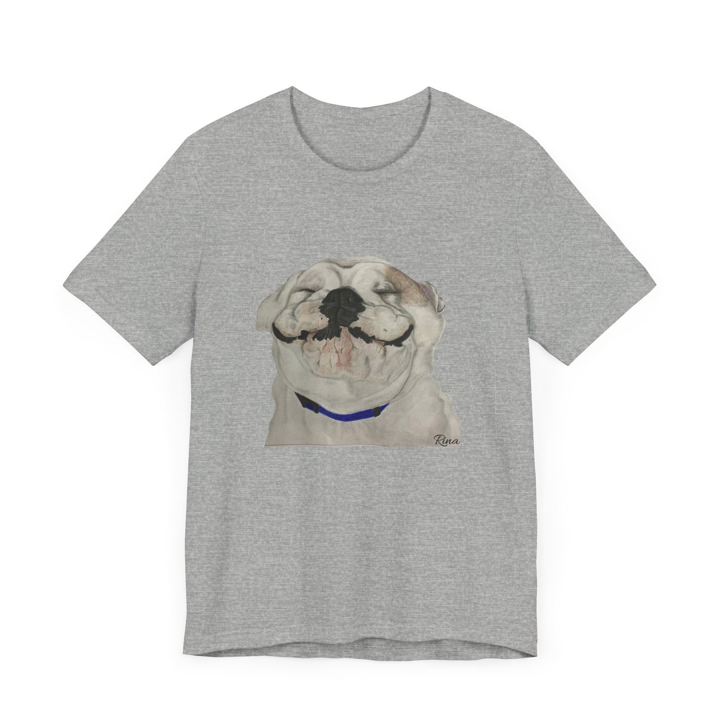 Happy Bulldog Tshirt! Multiple Colors and Sizes
