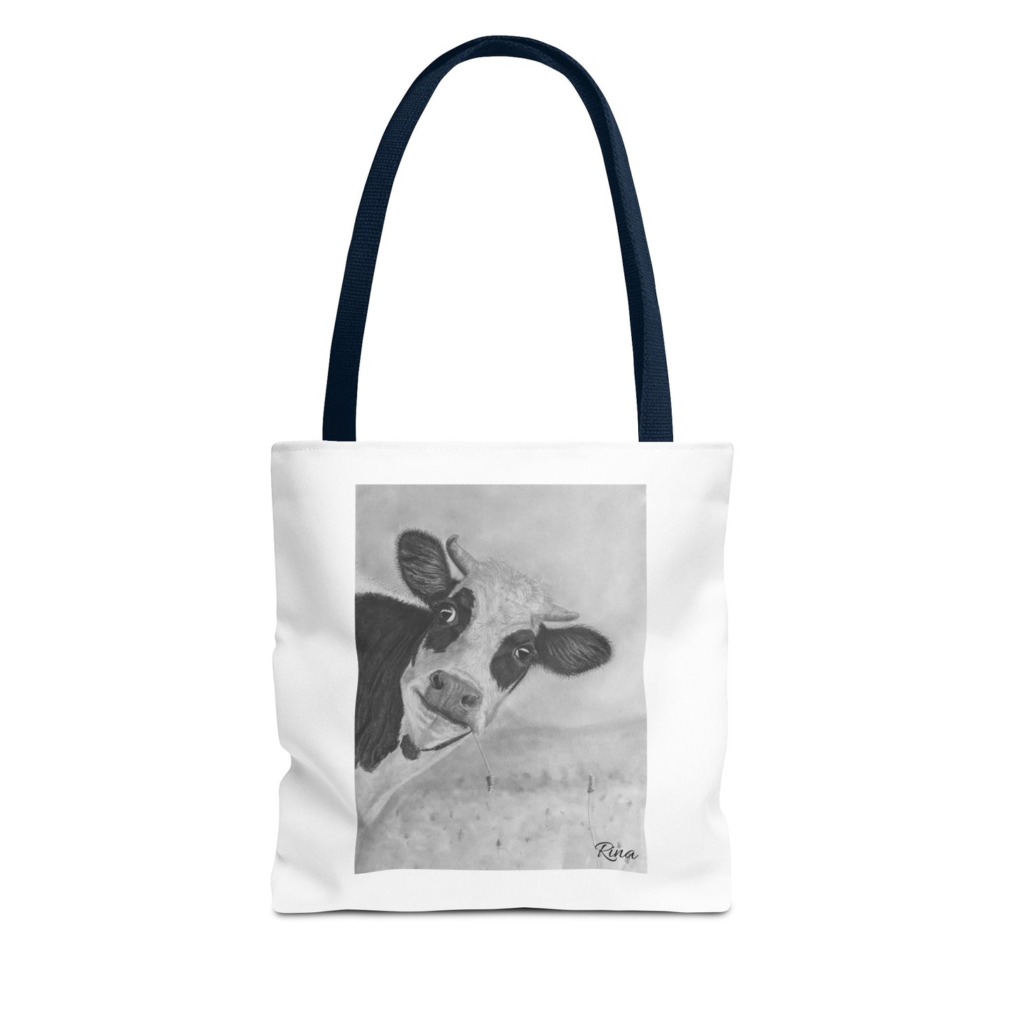 Peek A Boo Cow Tote Bag, Beach bag, Pool Bag, Book Bag