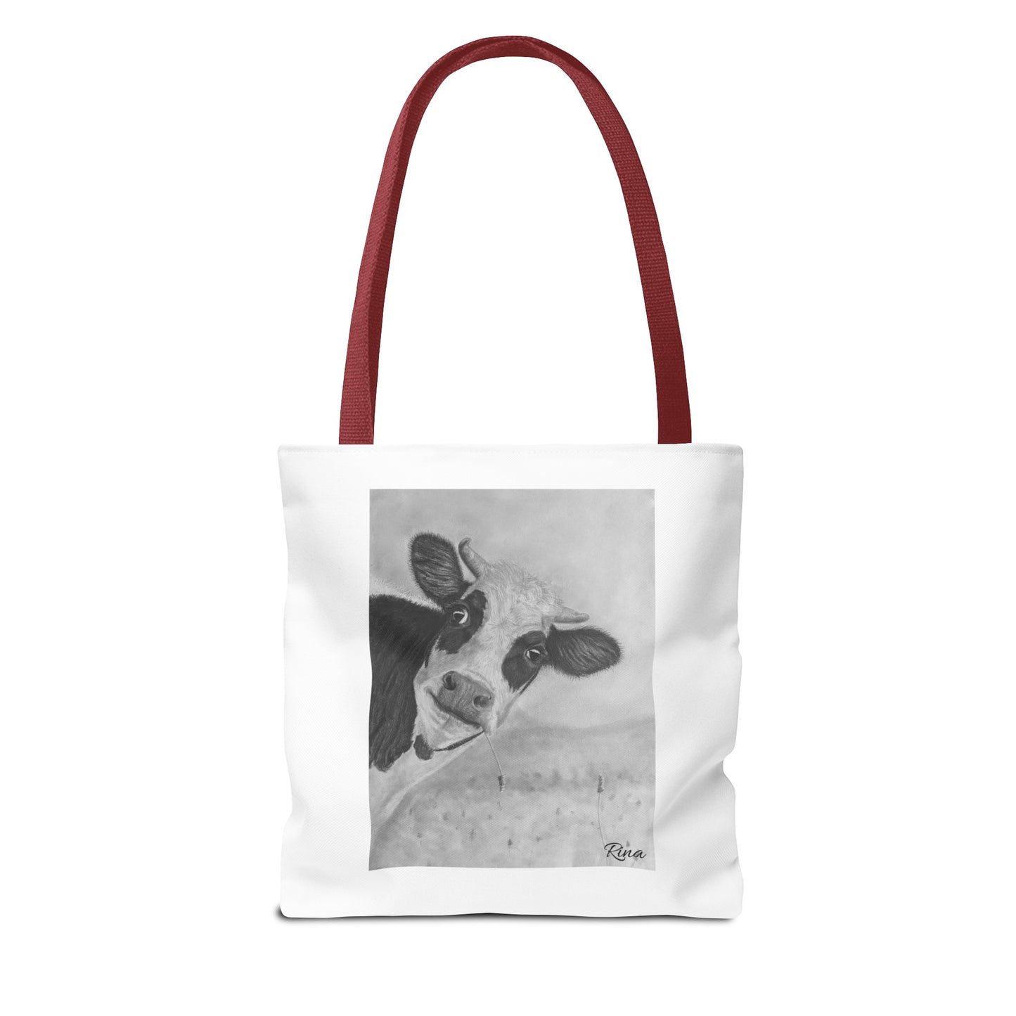 Peek A Boo Cow Tote Bag, Beach bag, Pool Bag, Book Bag