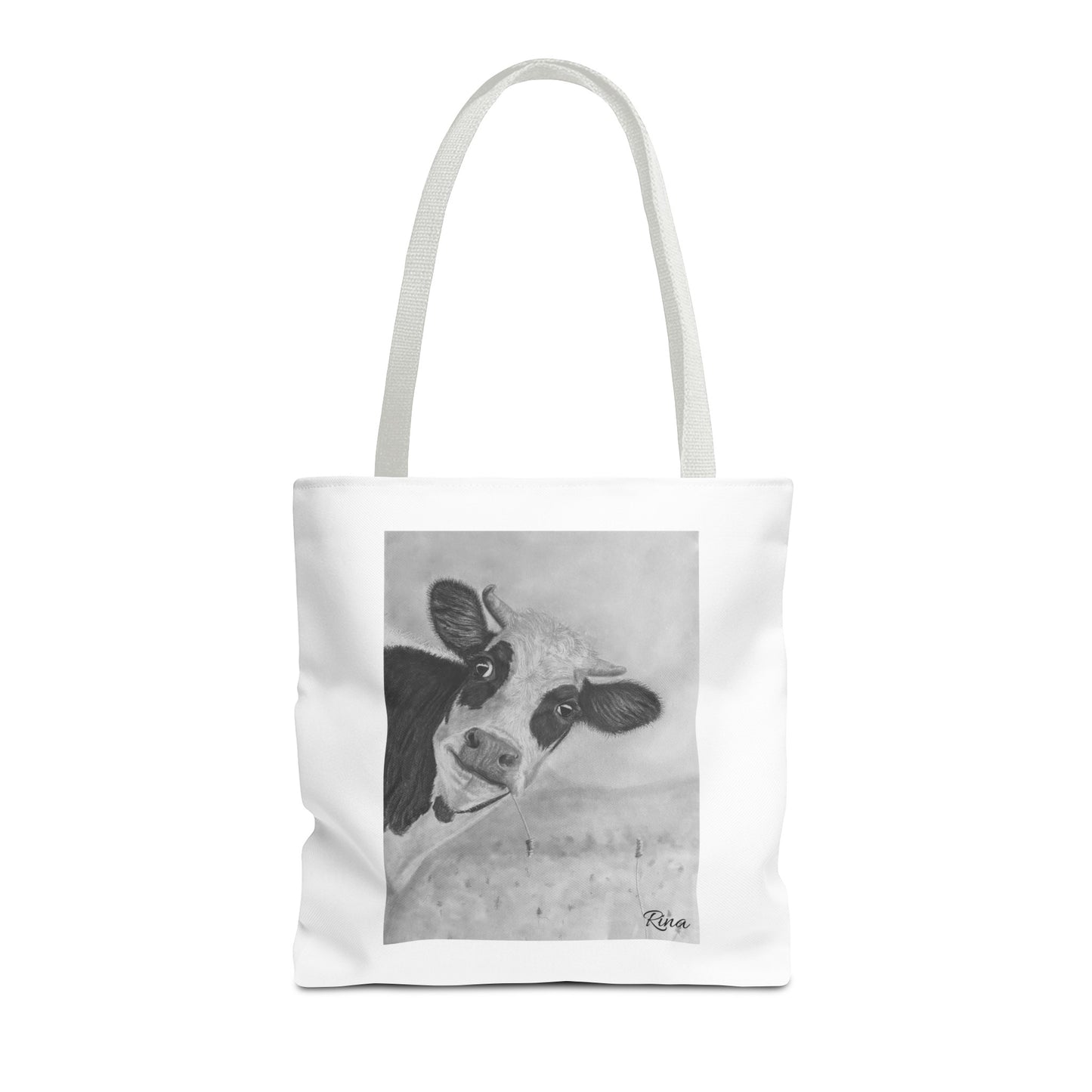 Peek A Boo Cow Tote Bag, Beach bag, Pool Bag, Book Bag