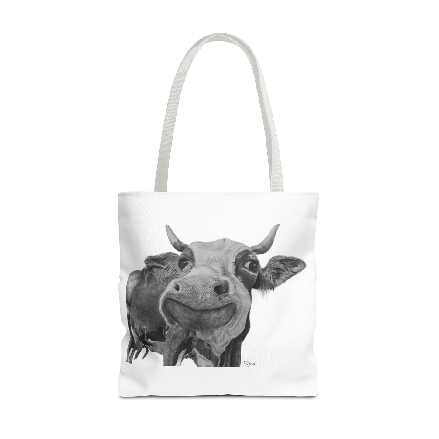 Happy Cow Tote Bag, Beach Bag, Pool Bag, Book Bag