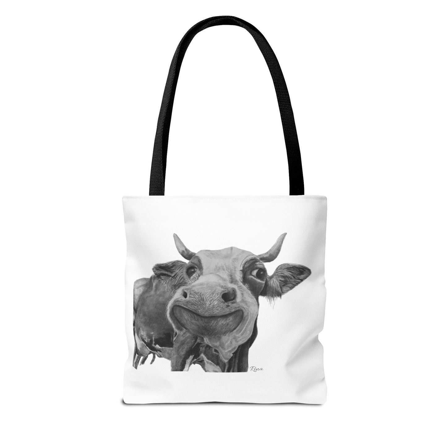 Happy Cow Tote Bag, Beach Bag, Pool Bag, Book Bag