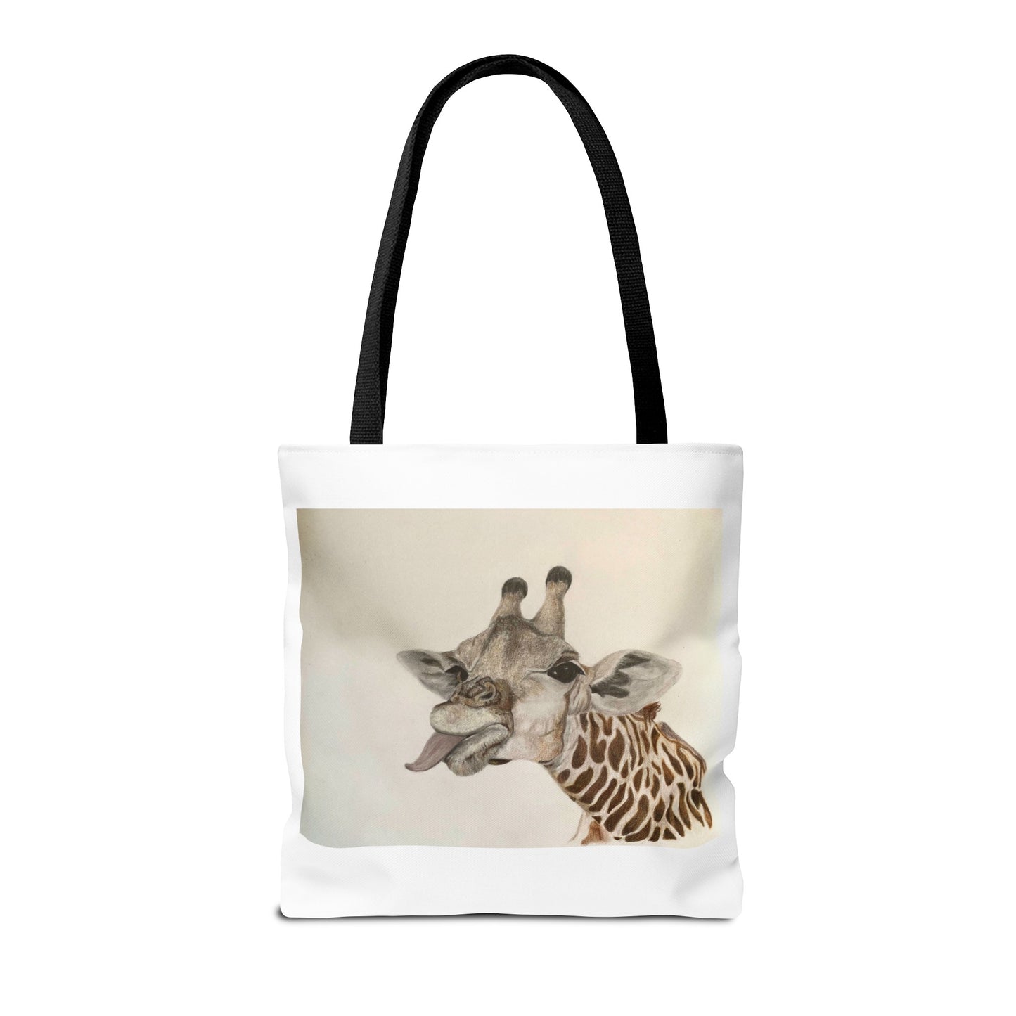 Goofy Giraffe Tote Bag, Beach Bag, Pool bag Book Bag