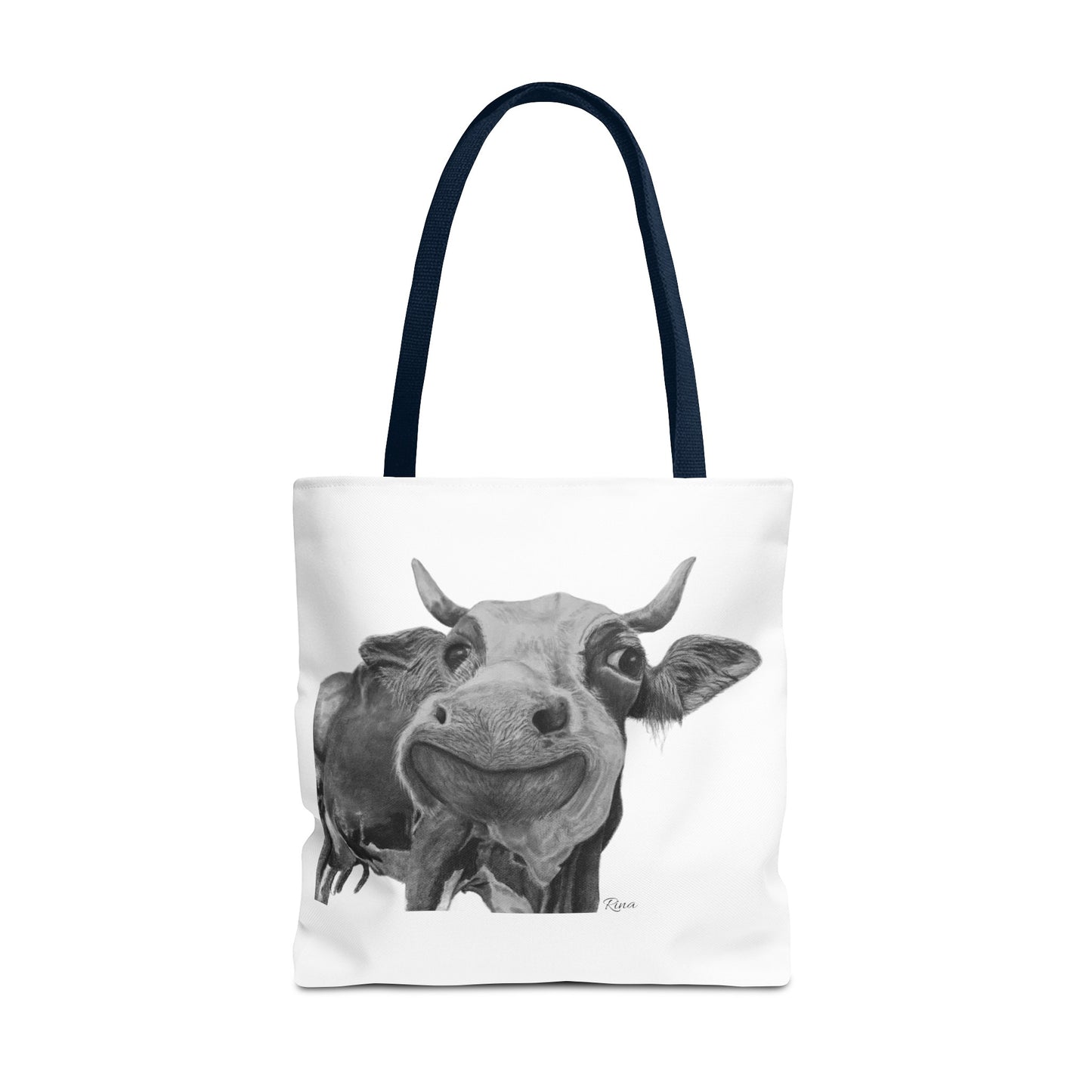 Happy Cow Tote Bag, Beach Bag, Pool Bag, Book Bag