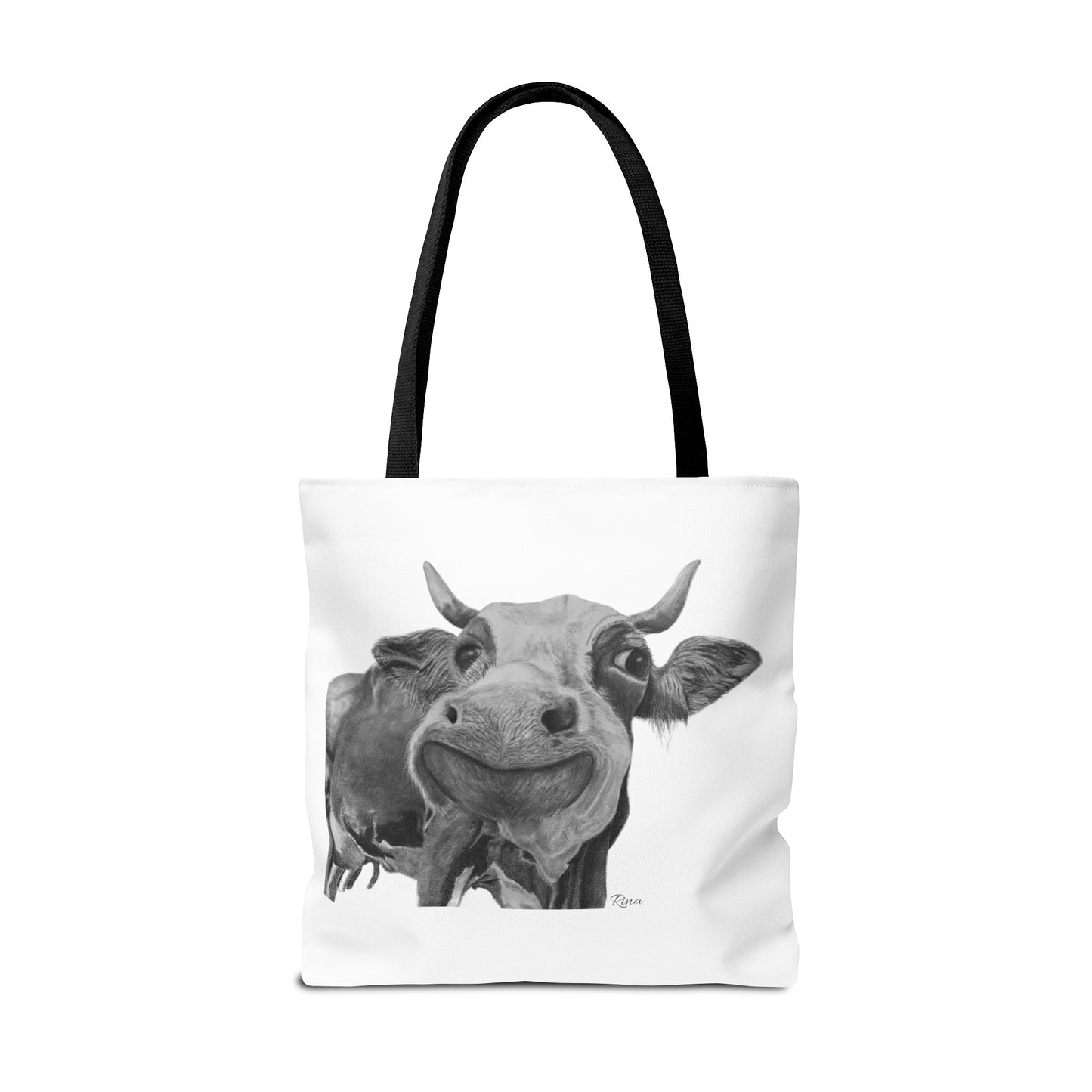 Happy Cow Tote Bag, Beach Bag, Pool Bag, Book Bag