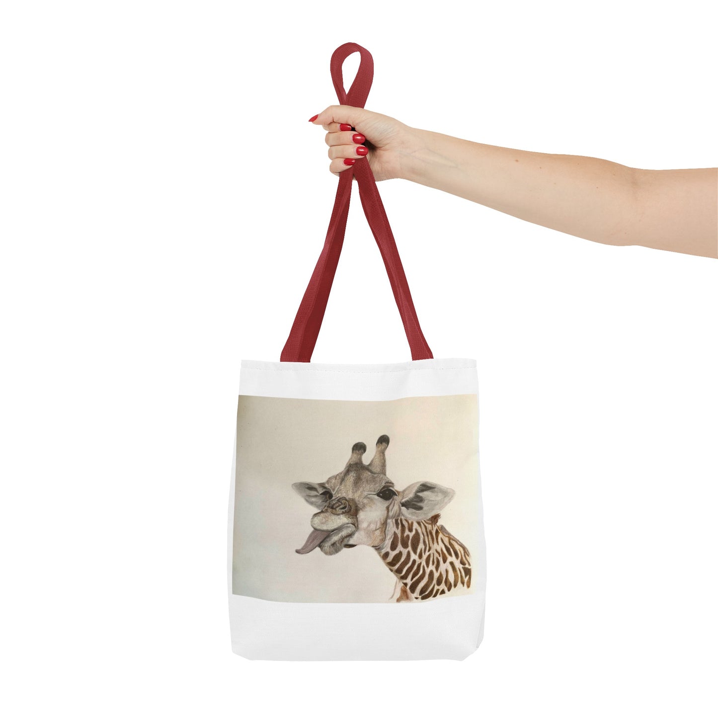 Goofy Giraffe Tote Bag, Beach Bag, Pool bag Book Bag