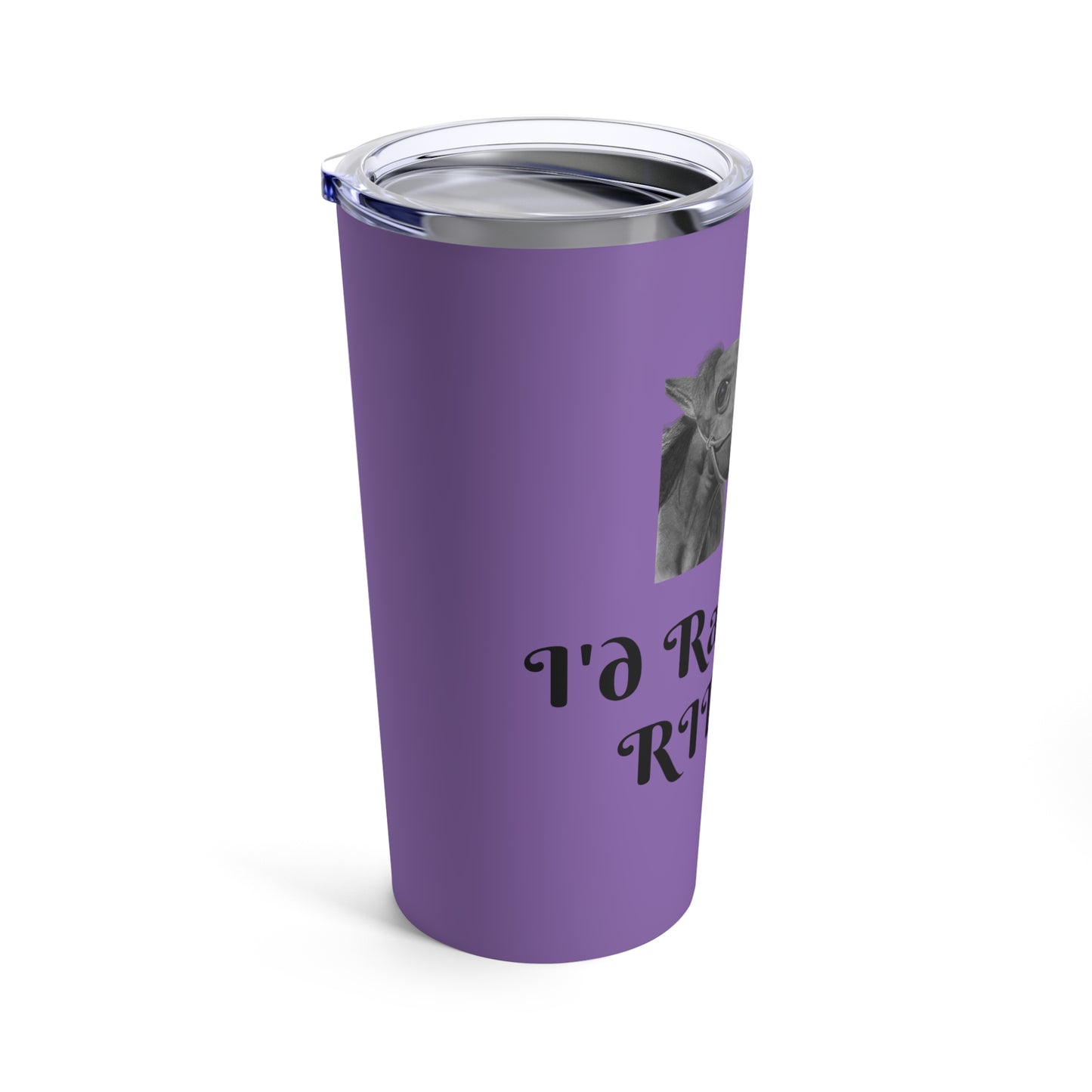 Id Rather Be Riding Funny Horse Tumbler 20oz (Purple) Gift For Horse Lover Western Tumbler