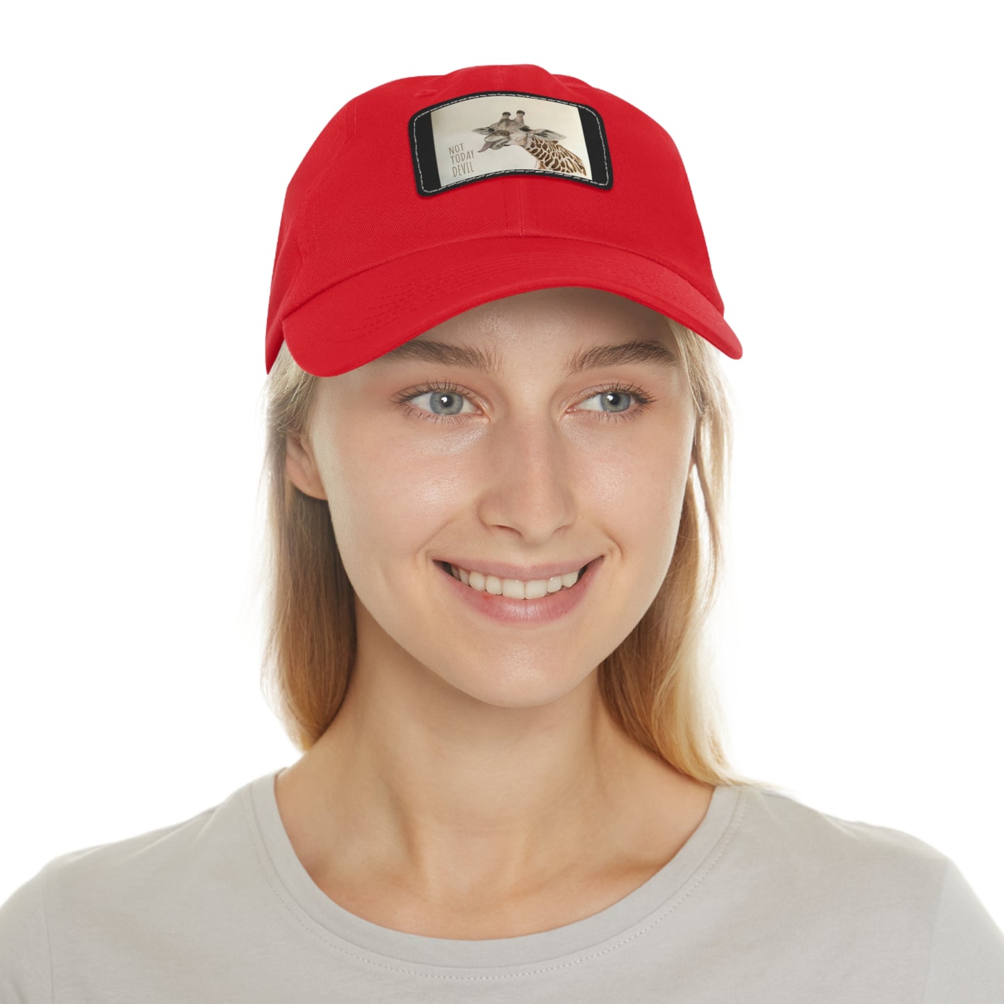 Not Today, Devil Funny Giraffe Ball Cap