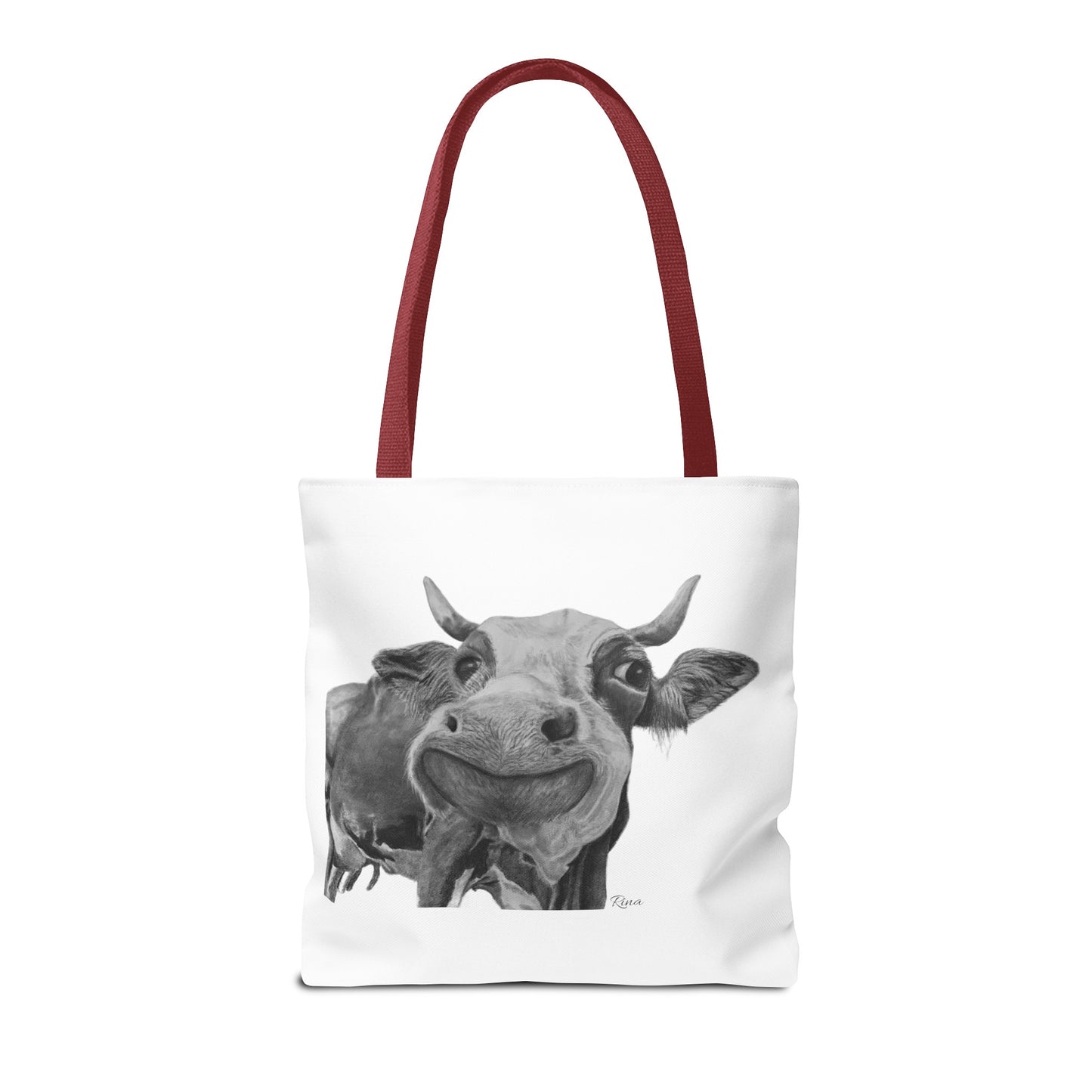 Happy Cow Tote Bag, Beach Bag, Pool Bag, Book Bag