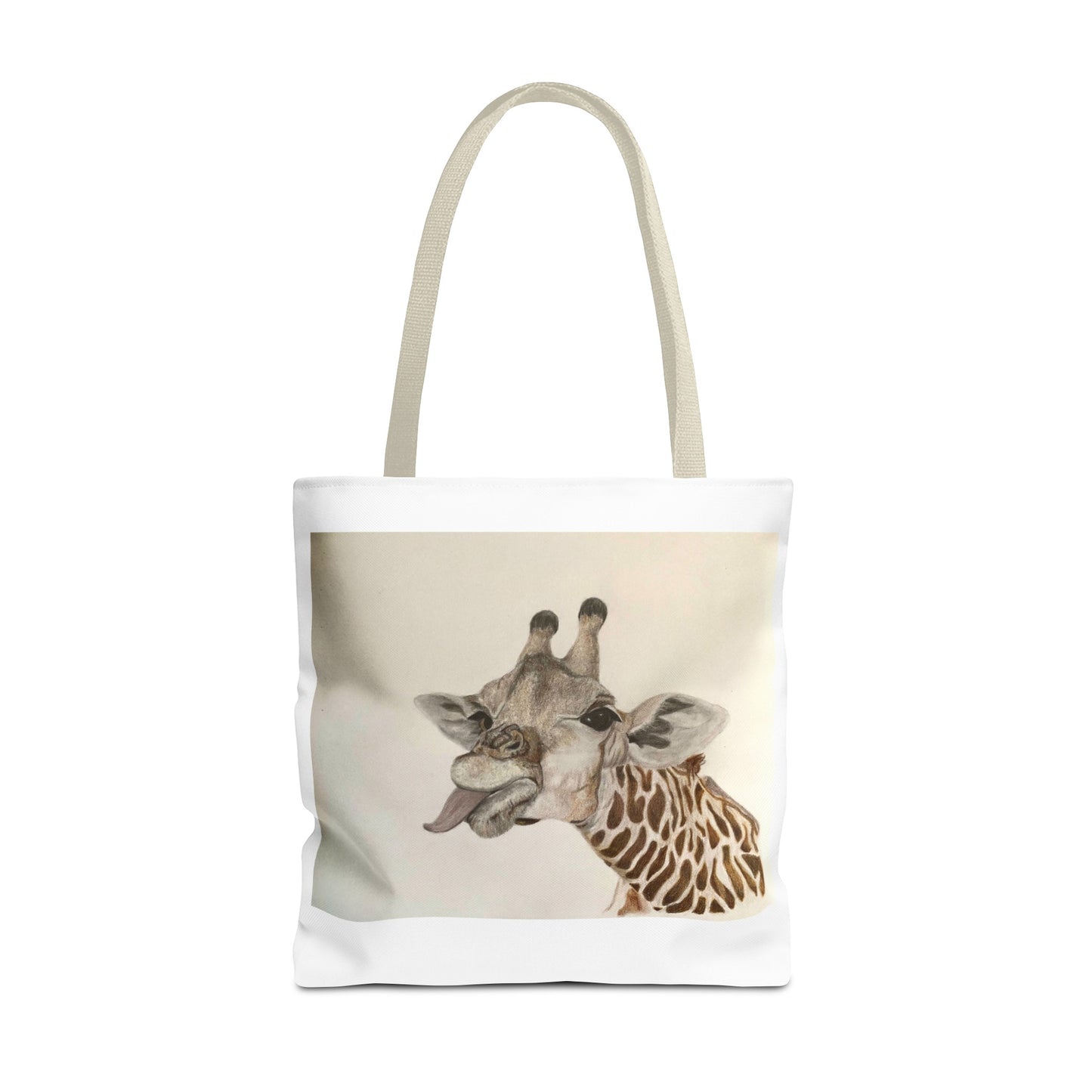 Goofy Giraffe Tote Bag, Beach Bag, Pool bag Book Bag