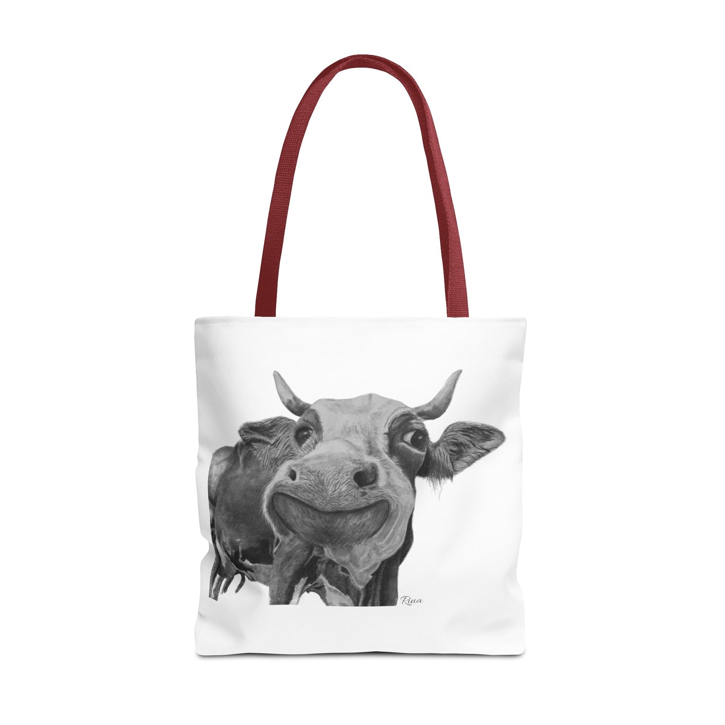 Happy Cow Tote Bag, Beach Bag, Pool Bag, Book Bag