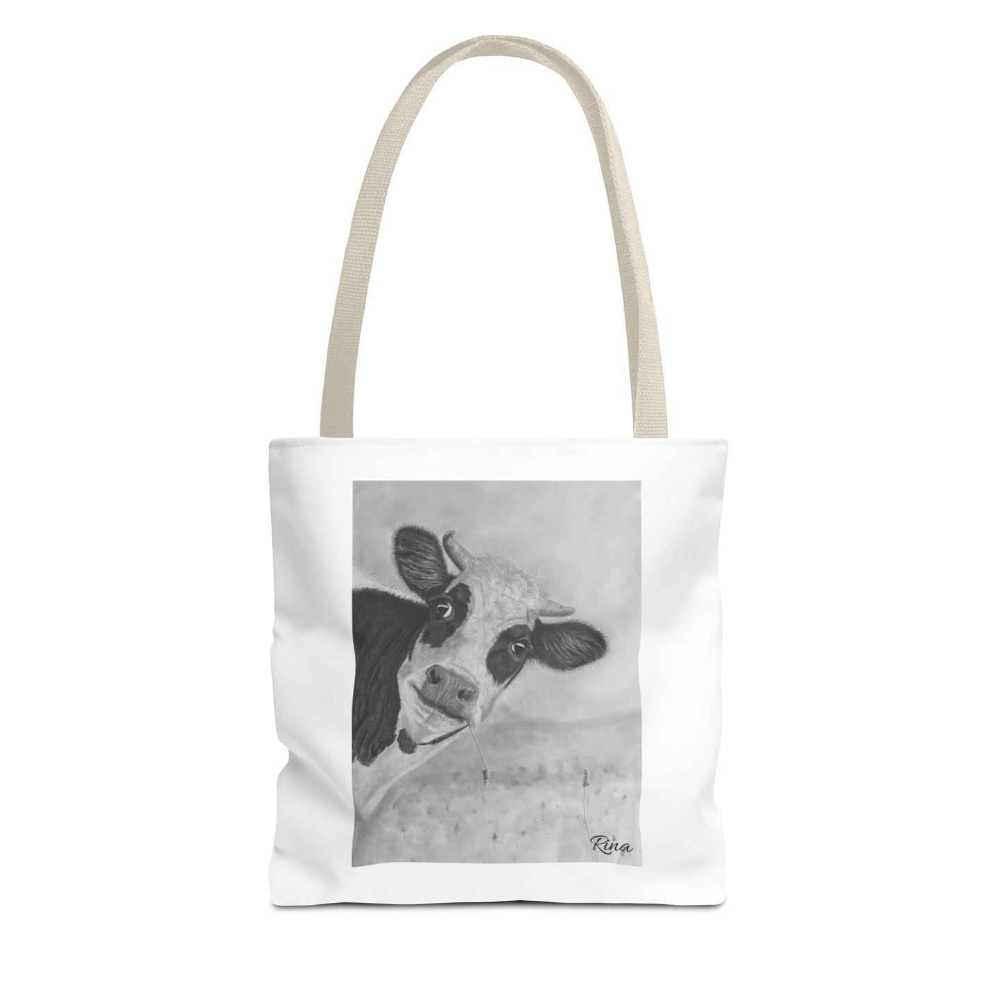 Peek A Boo Cow Tote Bag, Beach bag, Pool Bag, Book Bag