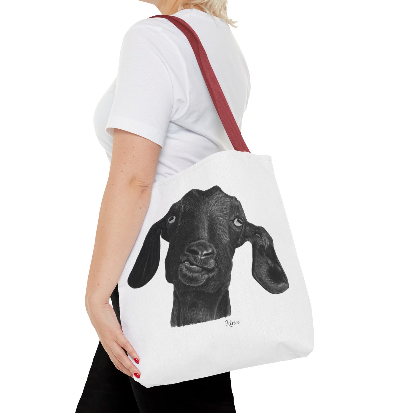 Goofy Goat Tote Bag, Beach Bag, Pool Bag, Book Bag