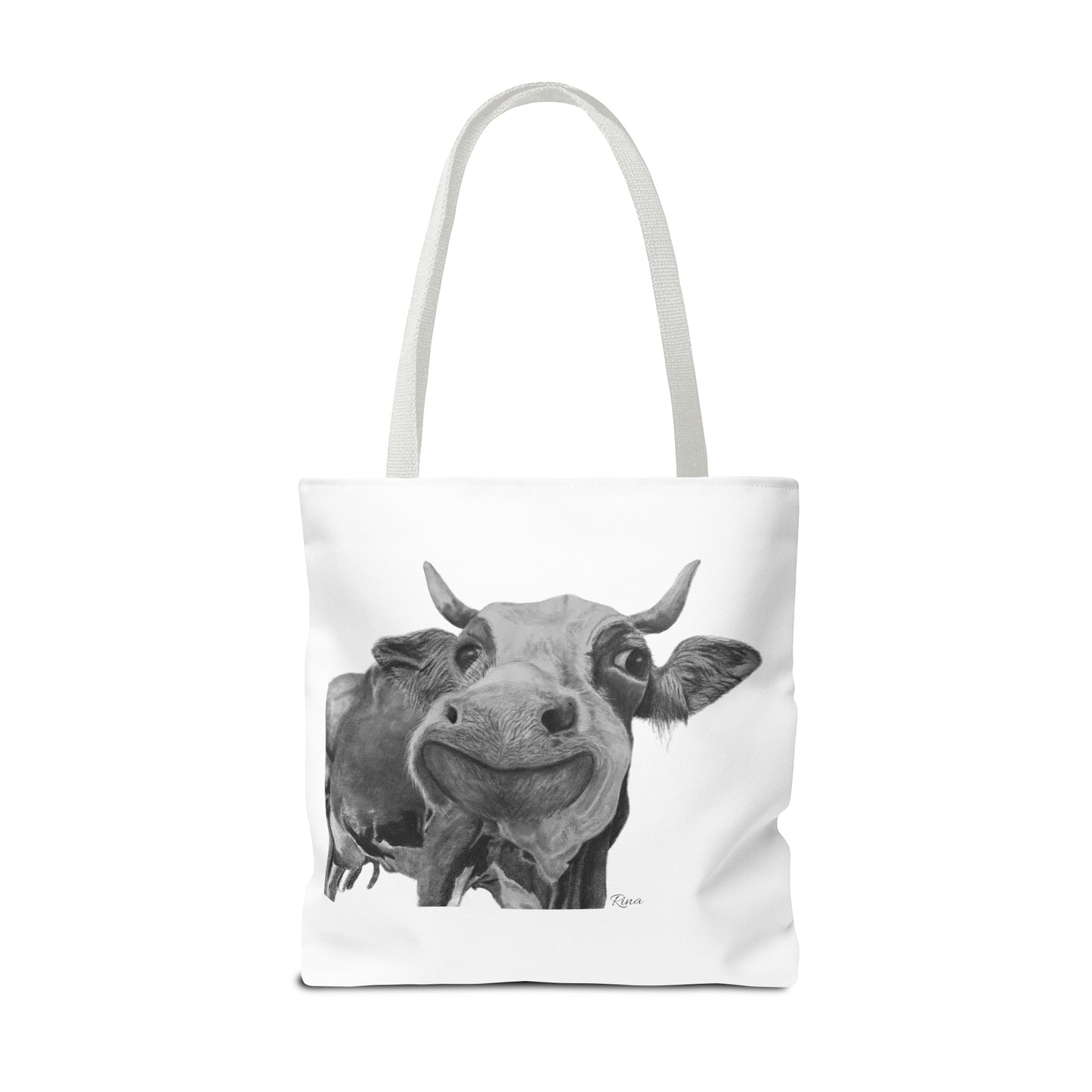 Happy Cow Tote Bag, Beach Bag, Pool Bag, Book Bag