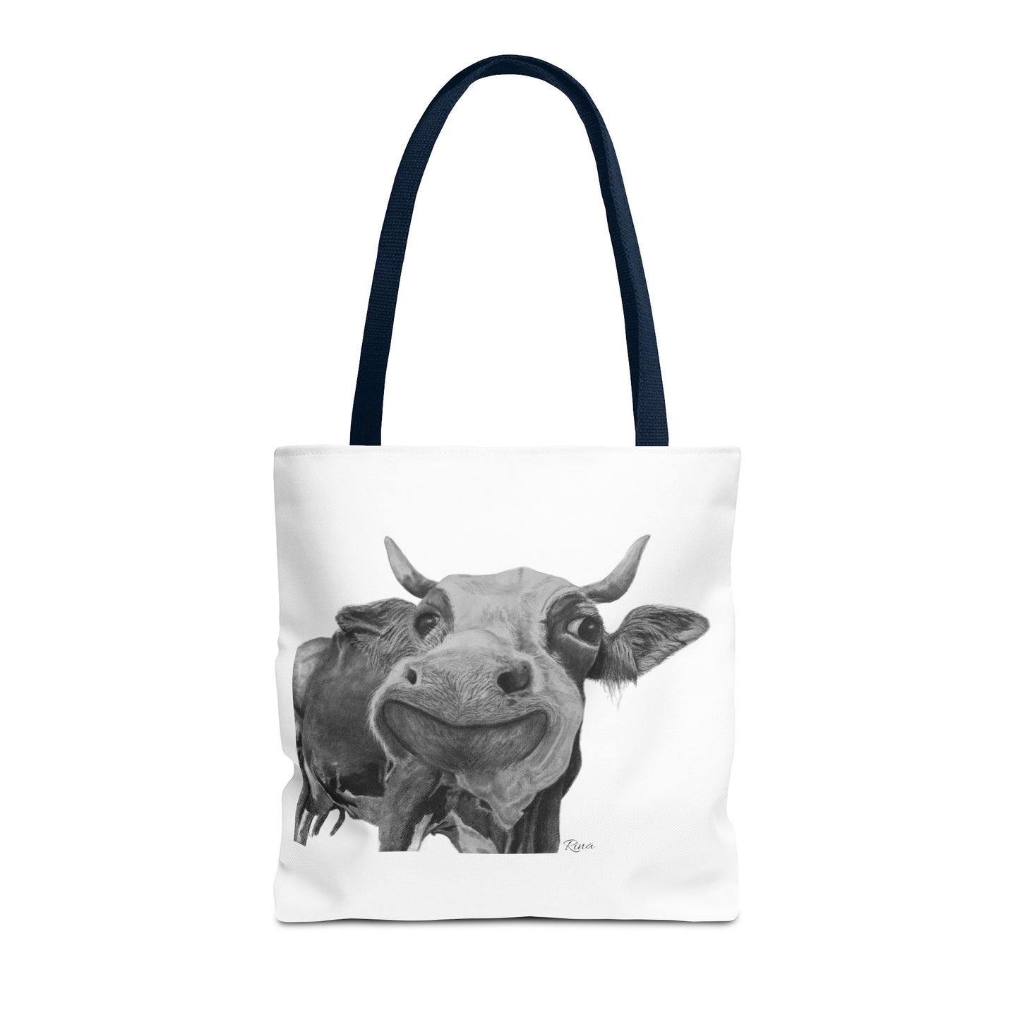 Happy Cow Tote Bag, Beach Bag, Pool Bag, Book Bag
