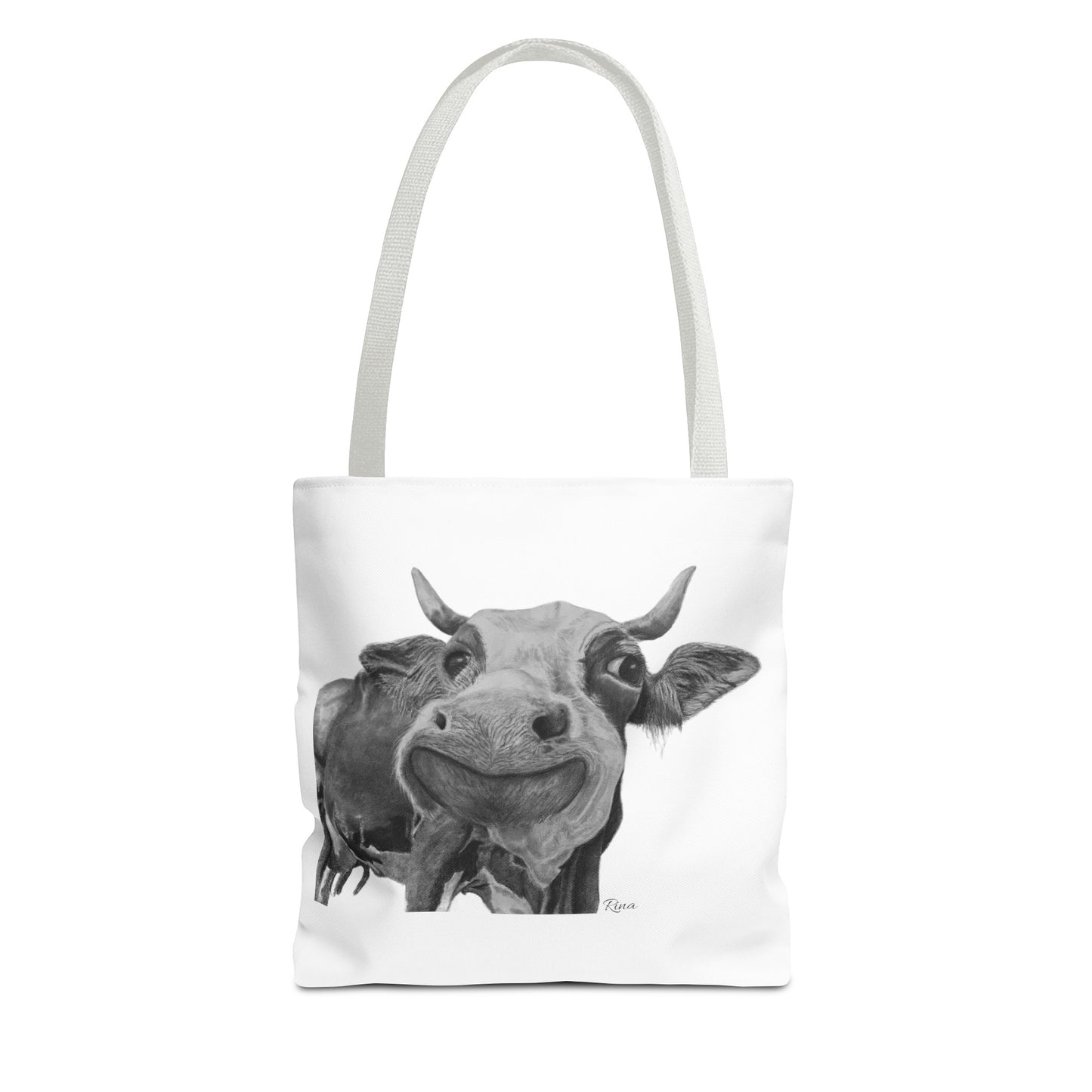 Happy Cow Tote Bag, Beach Bag, Pool Bag, Book Bag