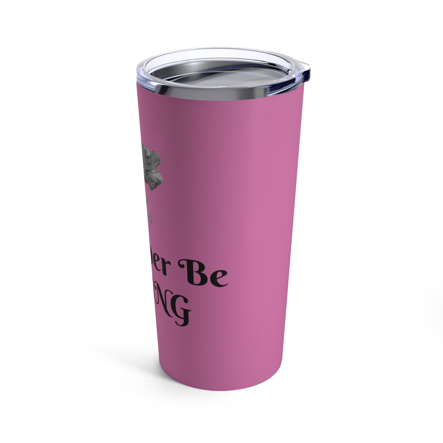 Id Rather Be Riding Funny Horse Tumbler 20oz (Pink) Gift For Horse Lover Western Tumbler