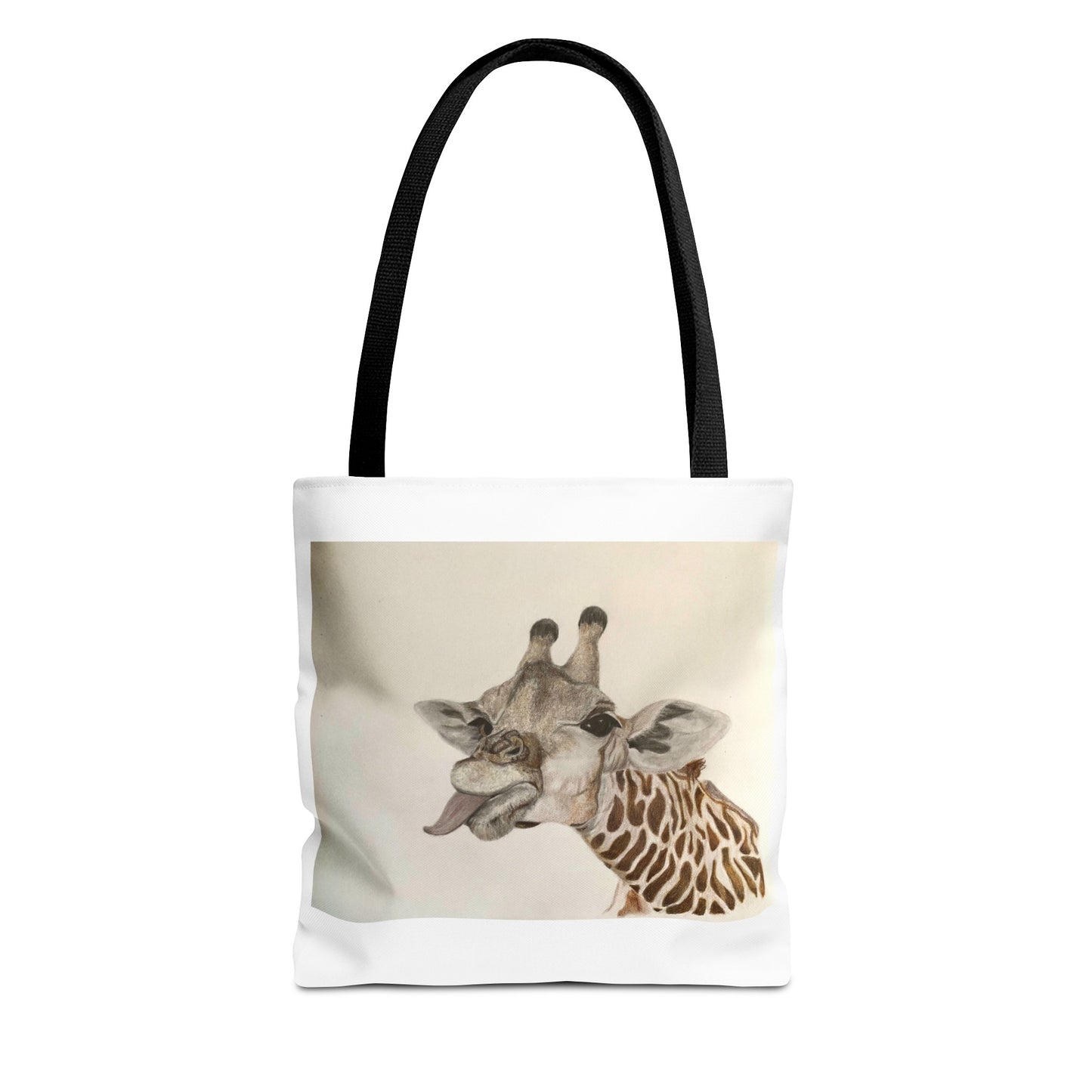 Goofy Giraffe Tote Bag, Beach Bag, Pool bag Book Bag