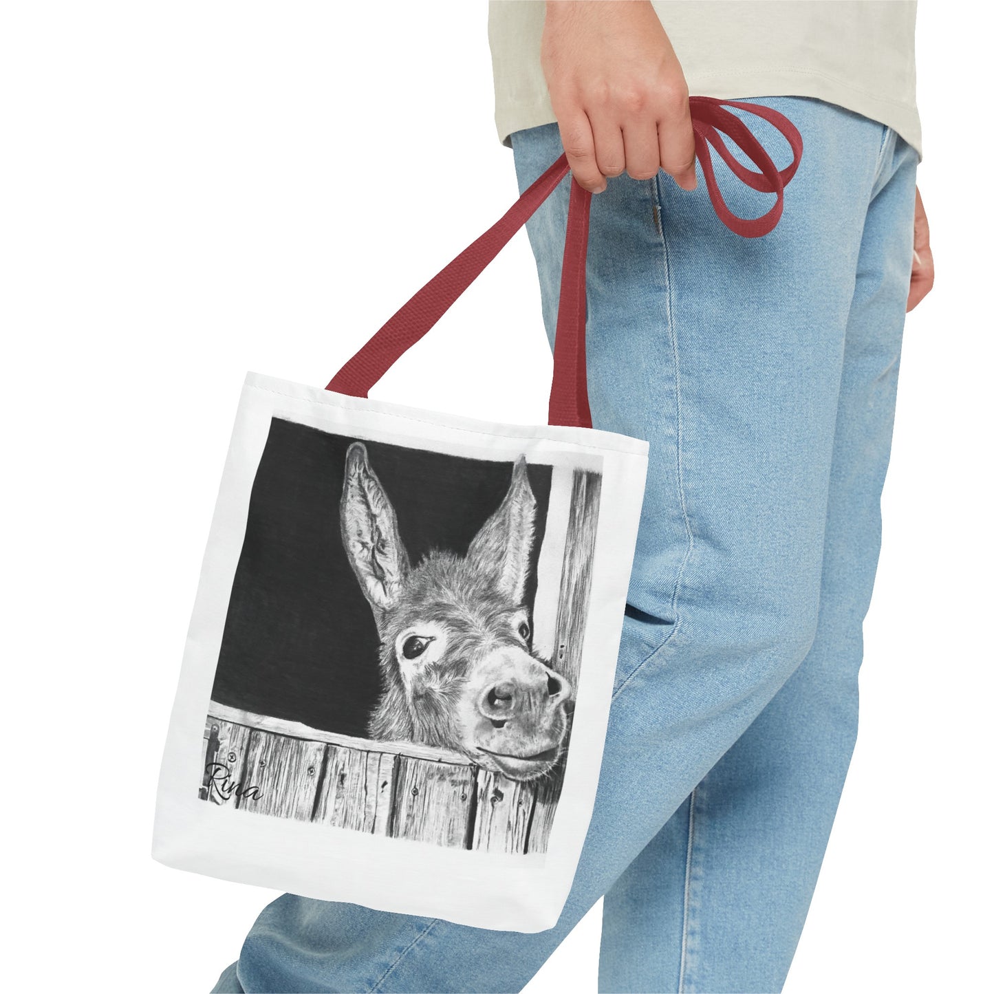 Sweet Donkey Tote Bag, Beach Bag, Pool Bag, Book Bag