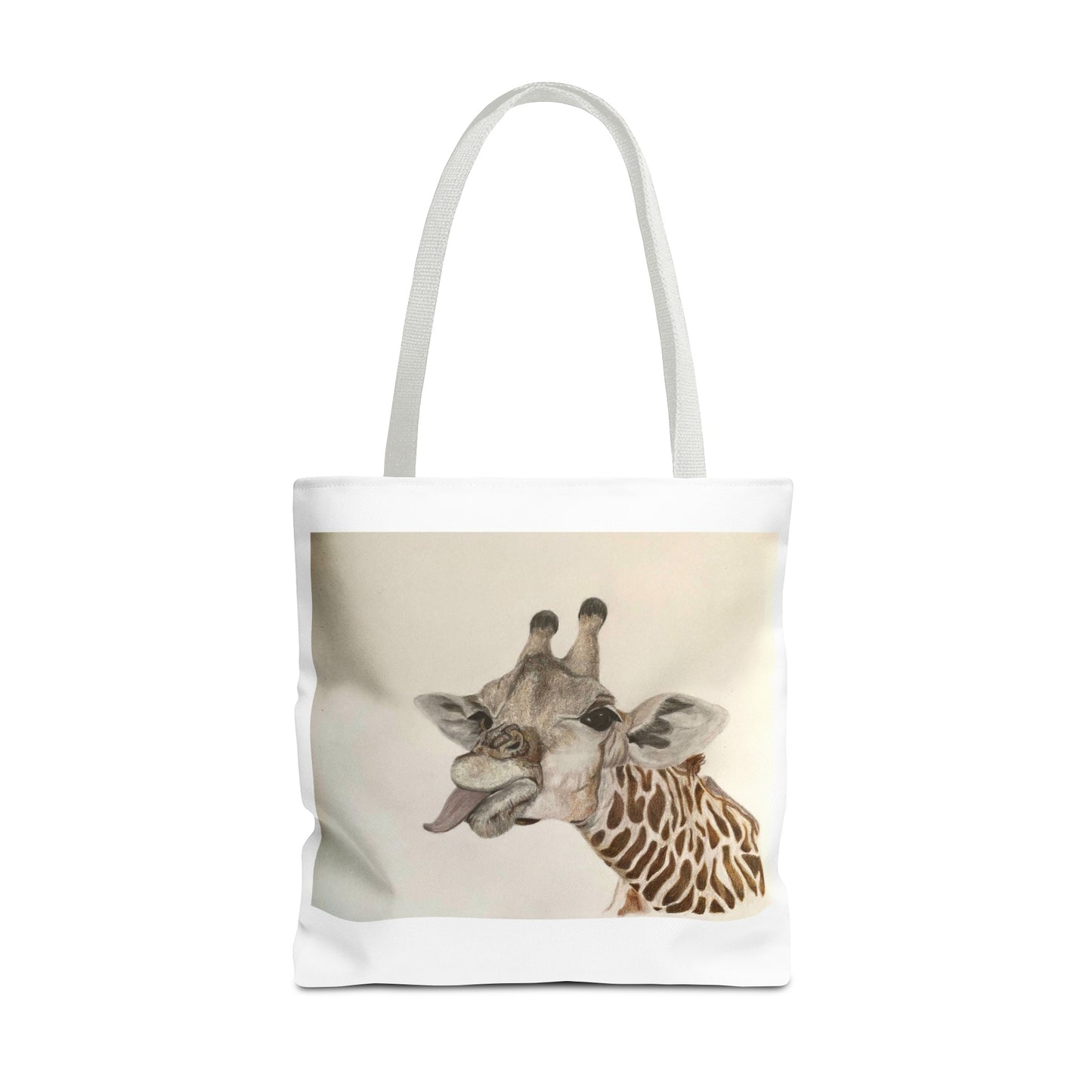 Goofy Giraffe Tote Bag, Beach Bag, Pool bag Book Bag