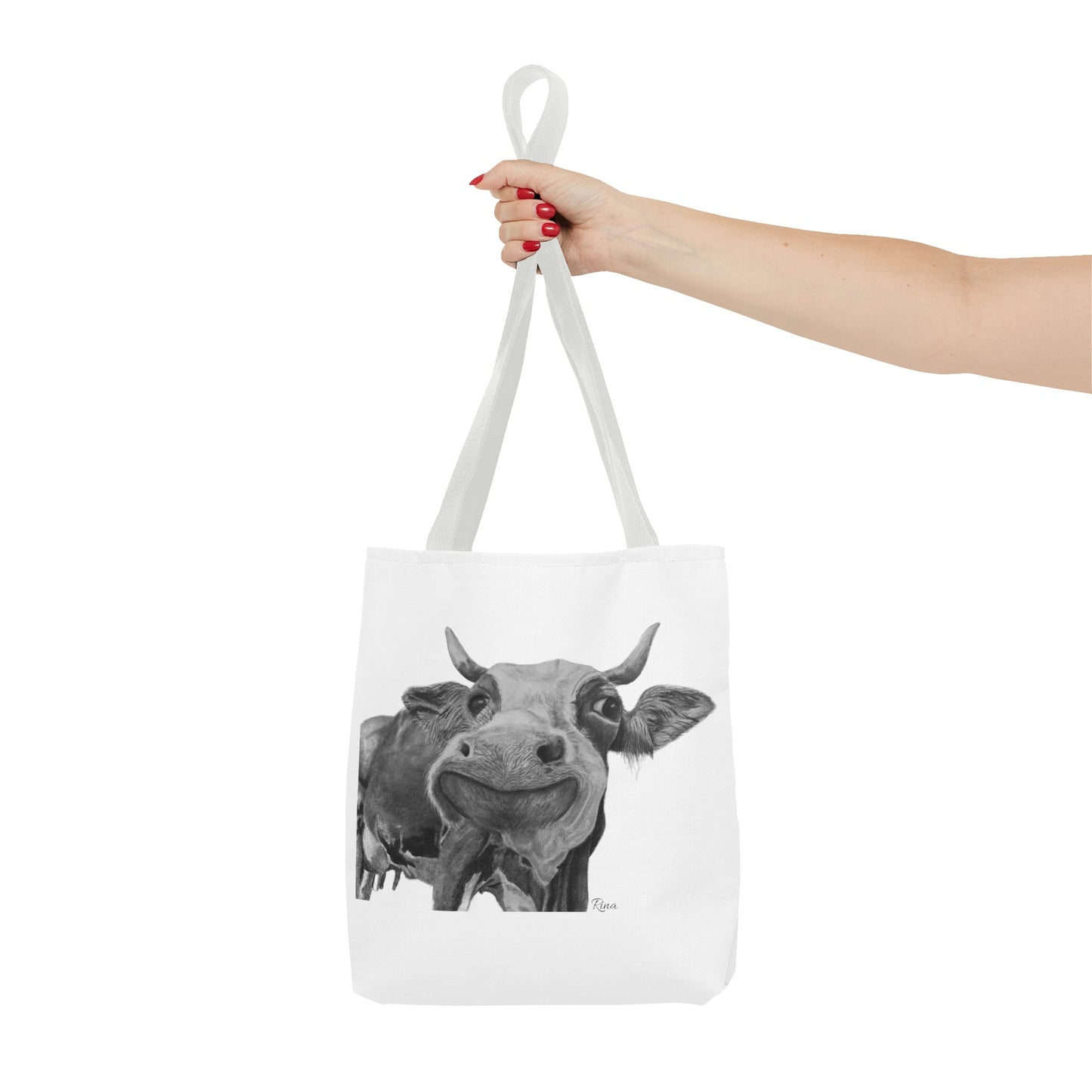 Happy Cow Tote Bag, Beach Bag, Pool Bag, Book Bag